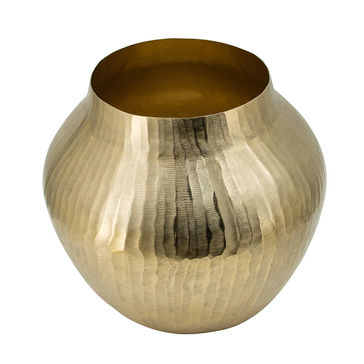 9" Aluminum Chisel Flower Vase - Image 5
