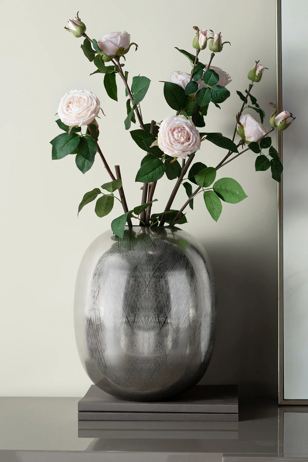 15" Aluminum Vase