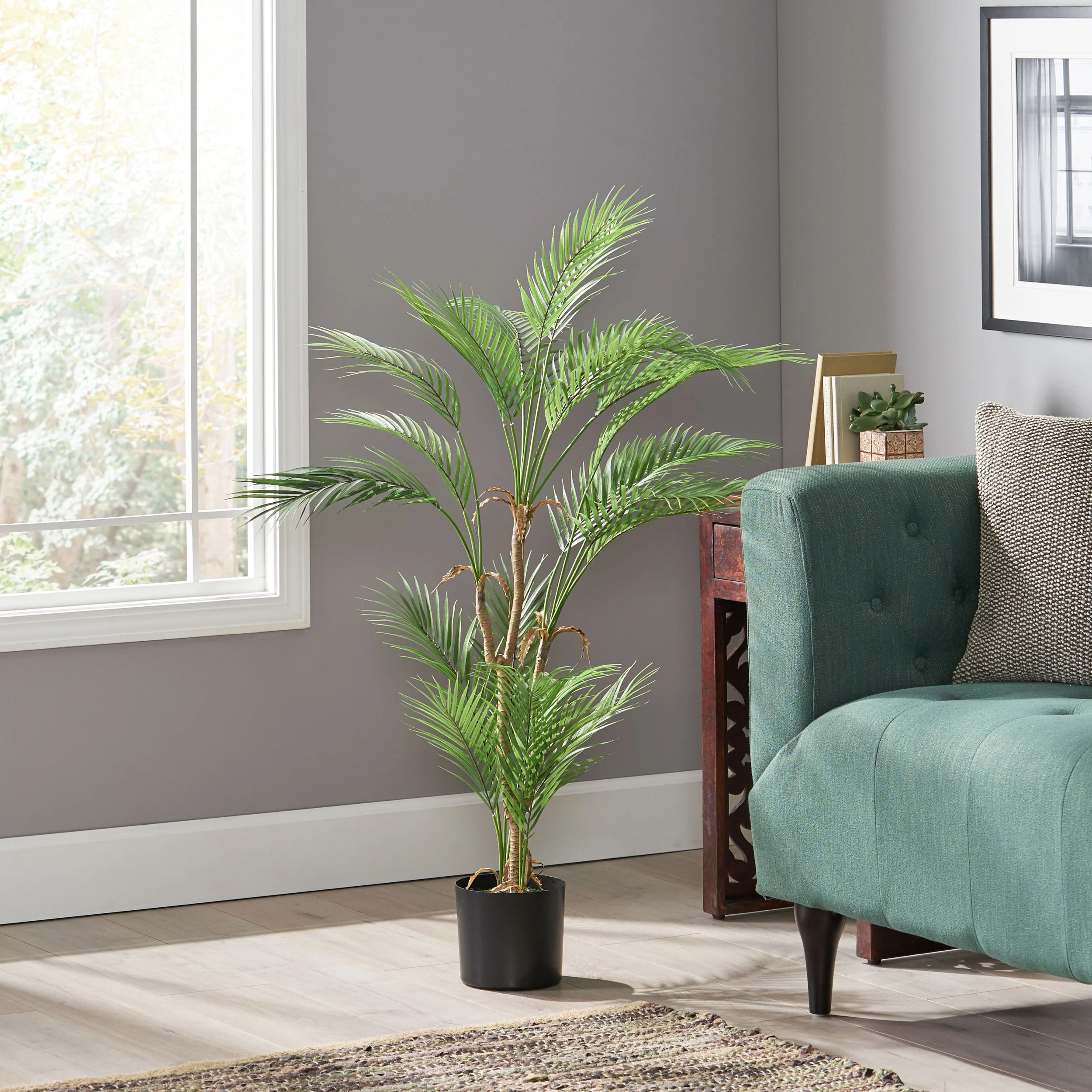 48" Faux Palm Tree