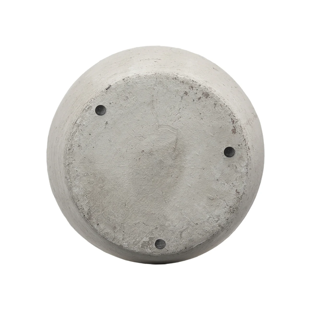 16" Round Sienna Brown Ceramic Accent Vase - Image 7