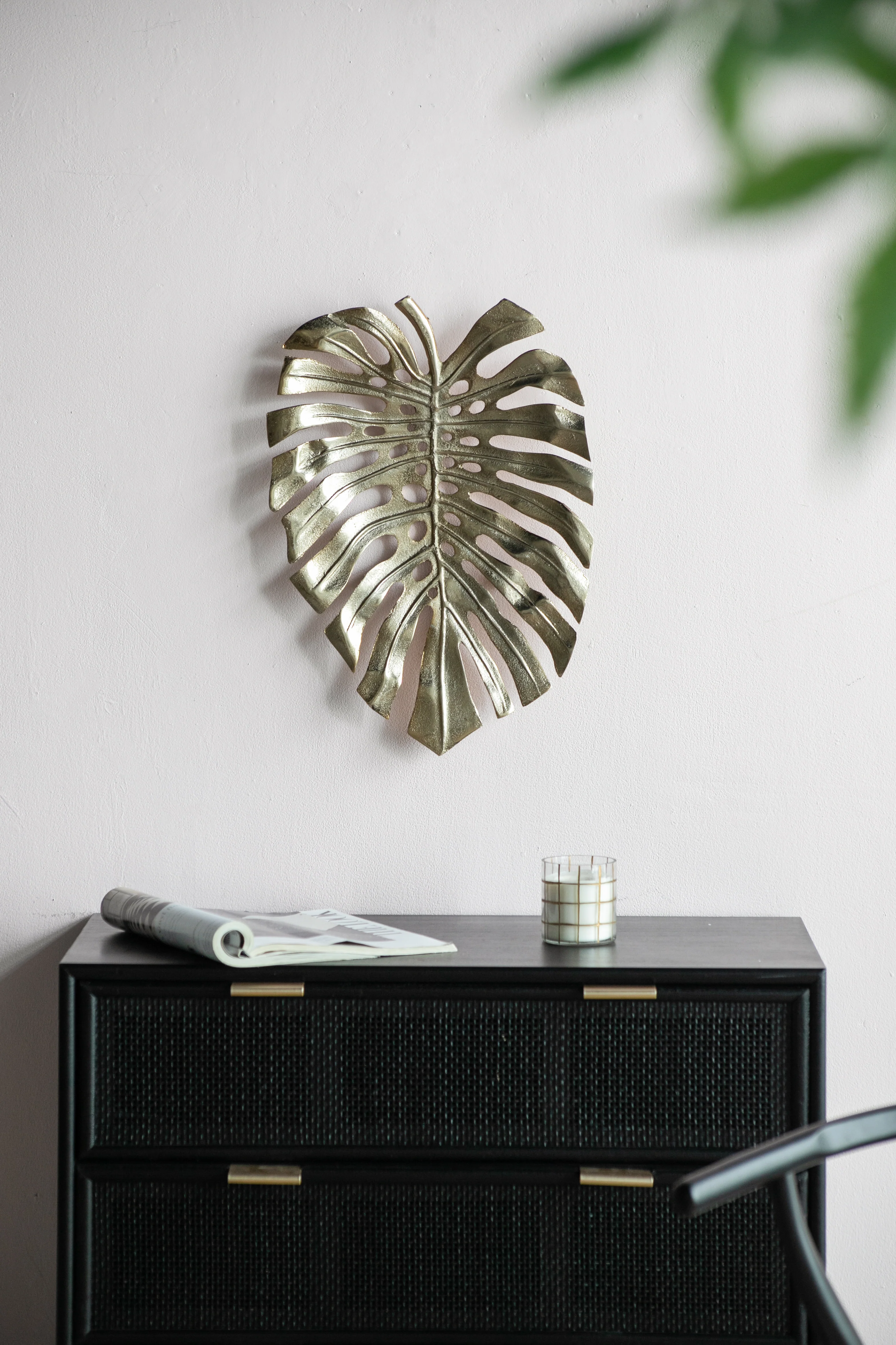 Gold Monstera Leaf Wall Decor - Image 16