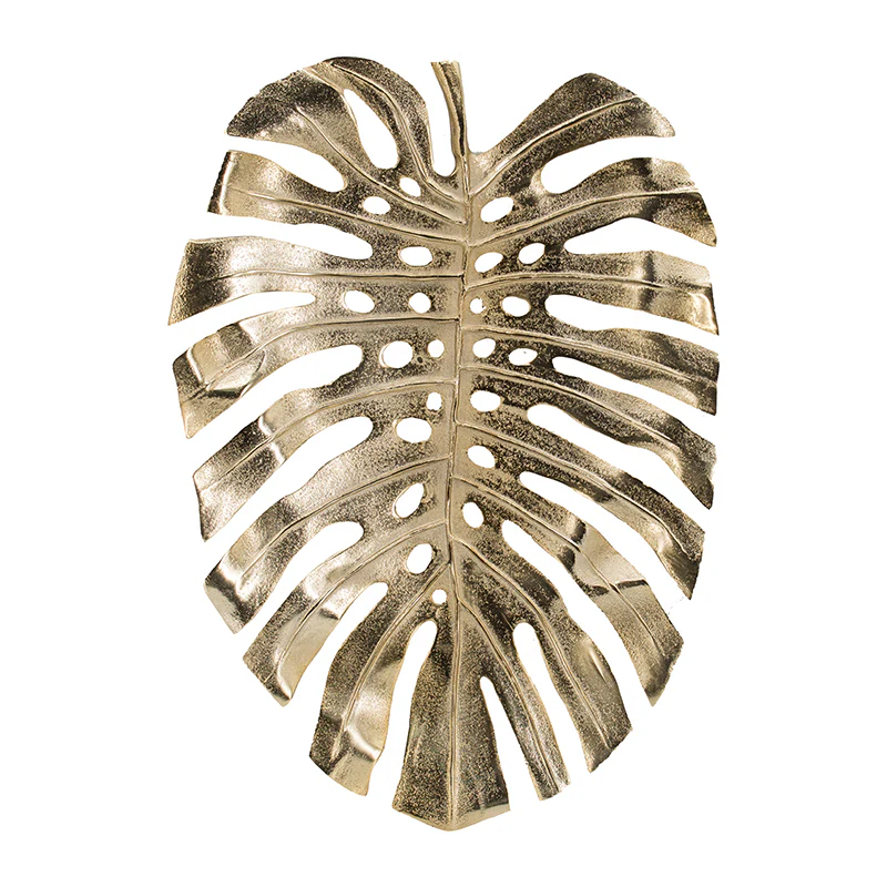 Gold Monstera Leaf Wall Decor - Image 19