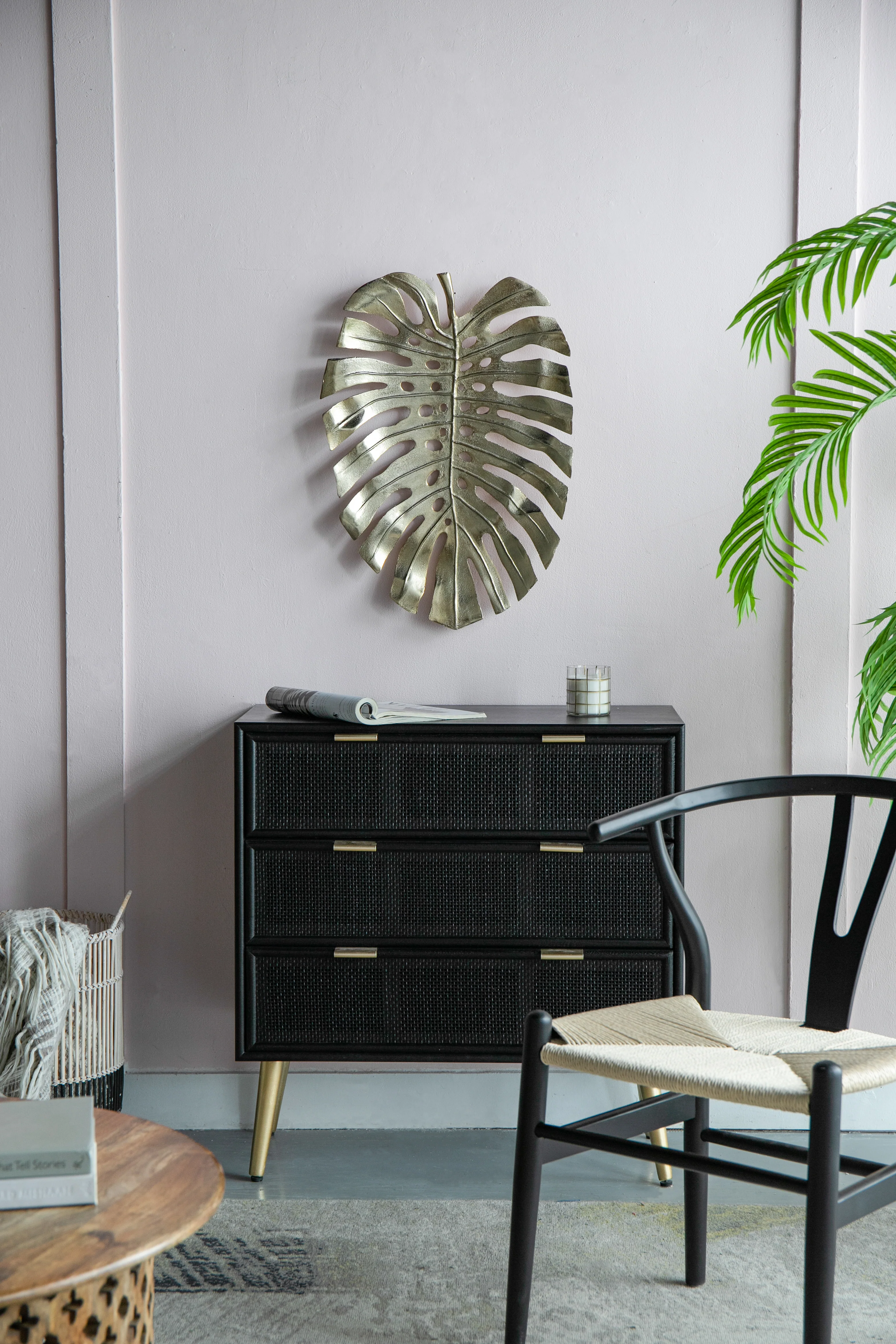 Gold Monstera Leaf Wall Decor - Image 34