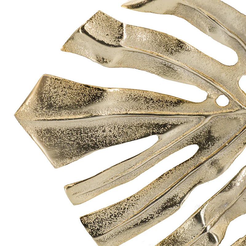 Gold Monstera Leaf Wall Decor - Image 5