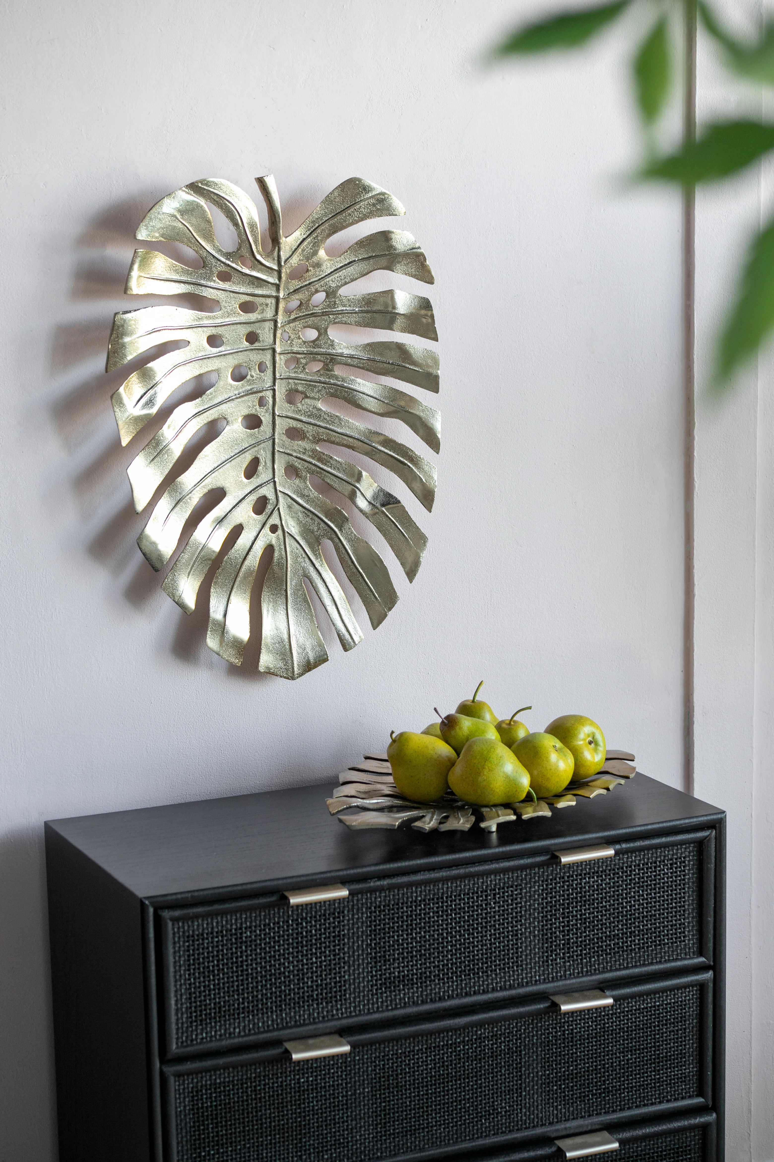 Gold Monstera Leaf Wall Decor - Image 7