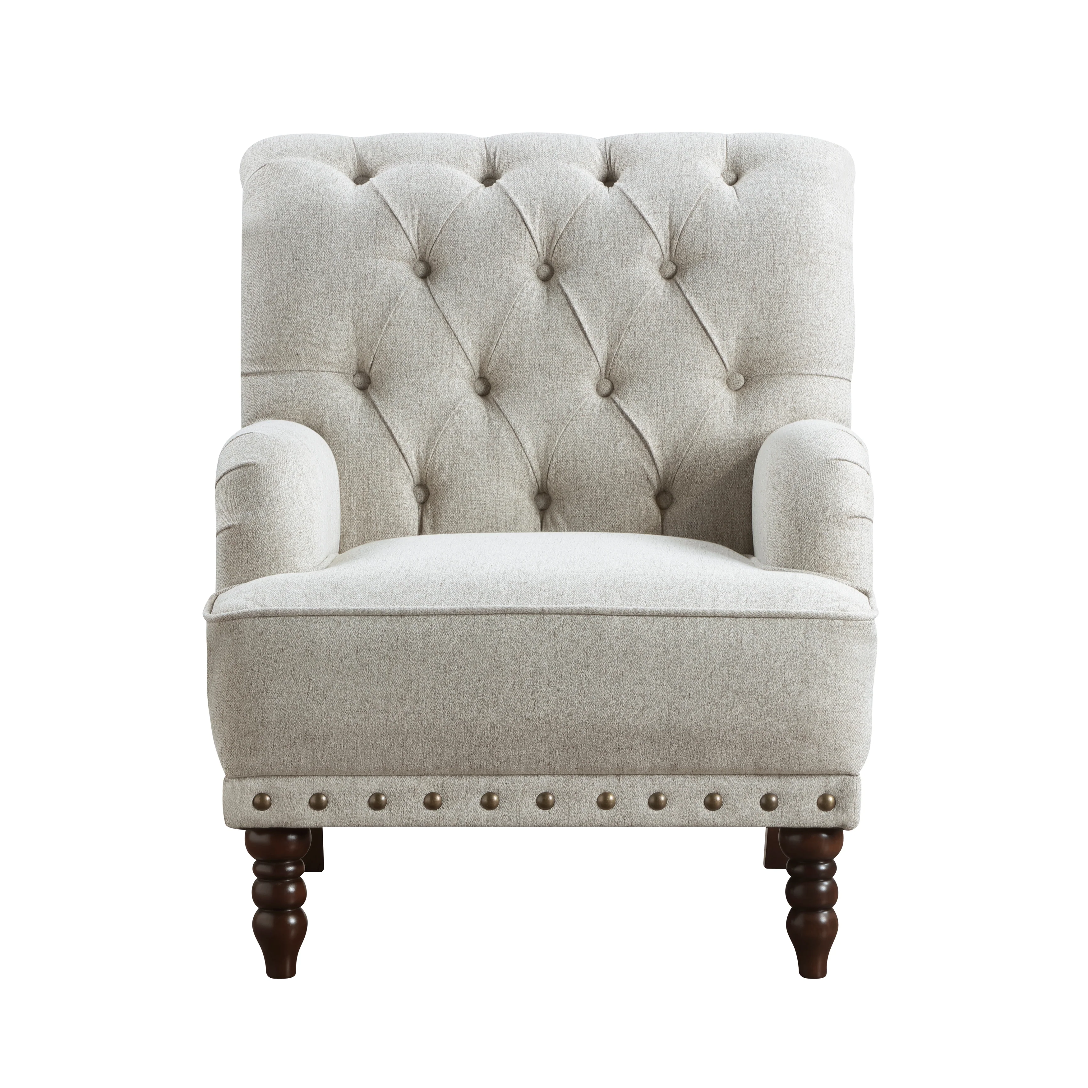 Button-Tufted Accent Chair - Image 3