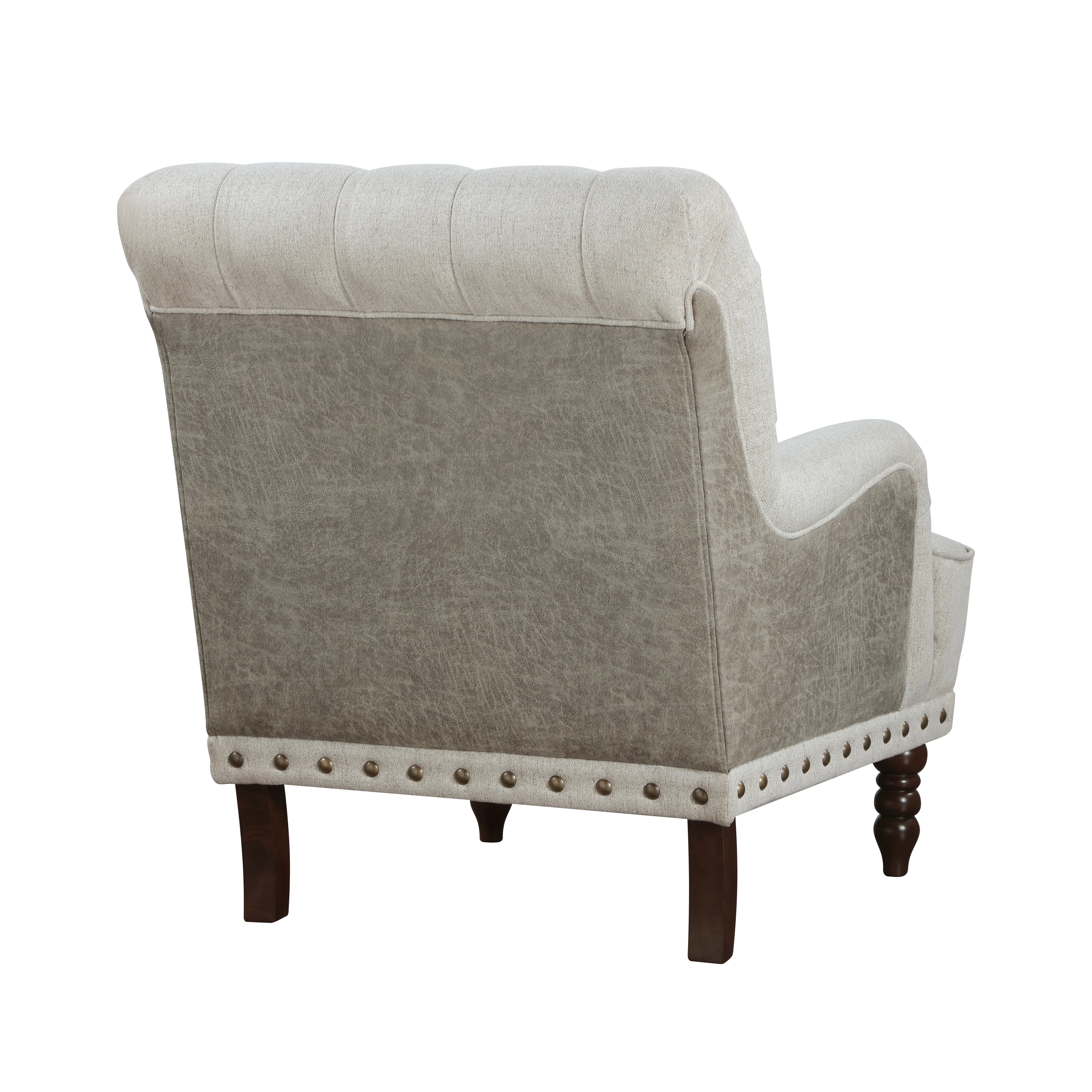 Button-Tufted Accent Chair - Image 5