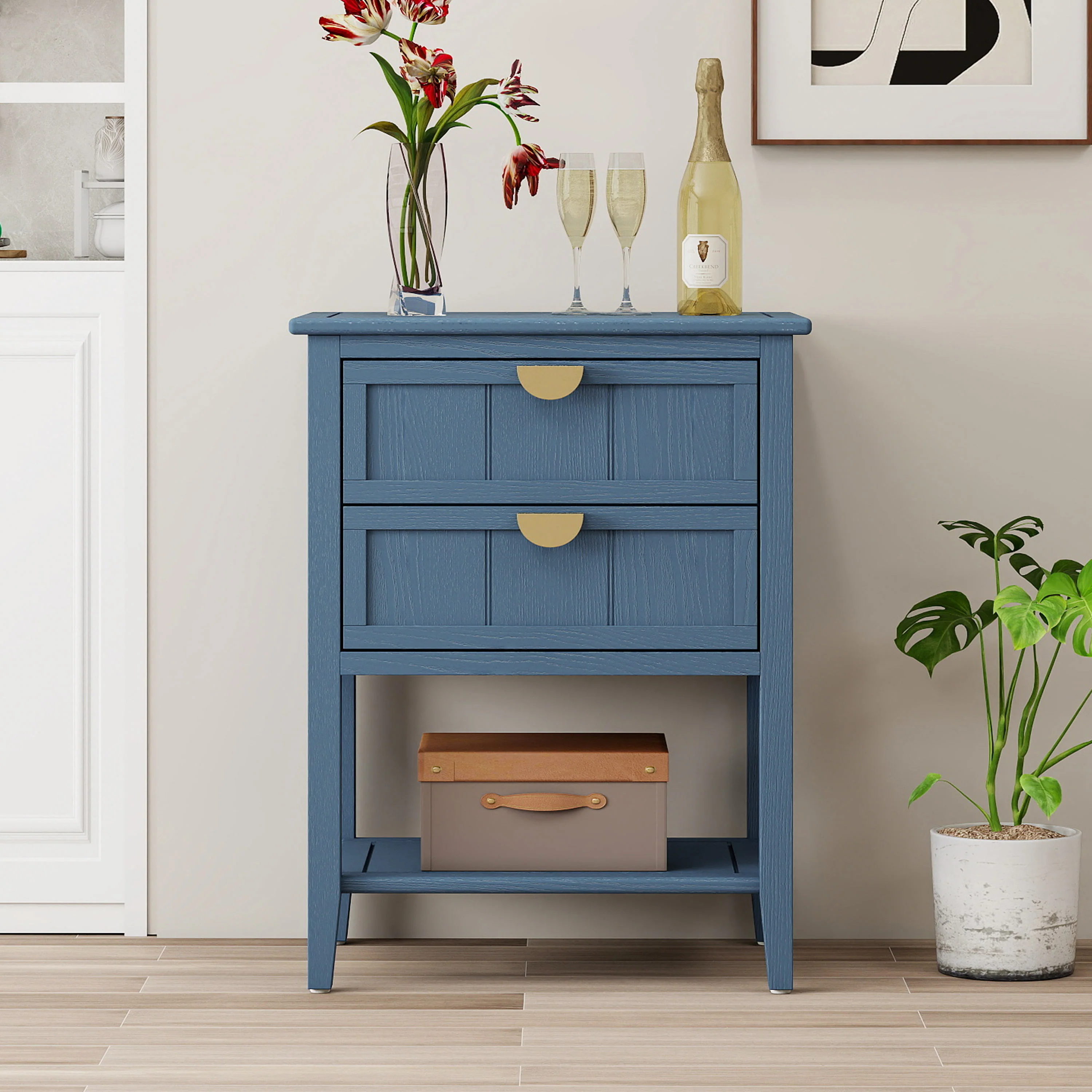 2 Drawer Side Table - Image 28