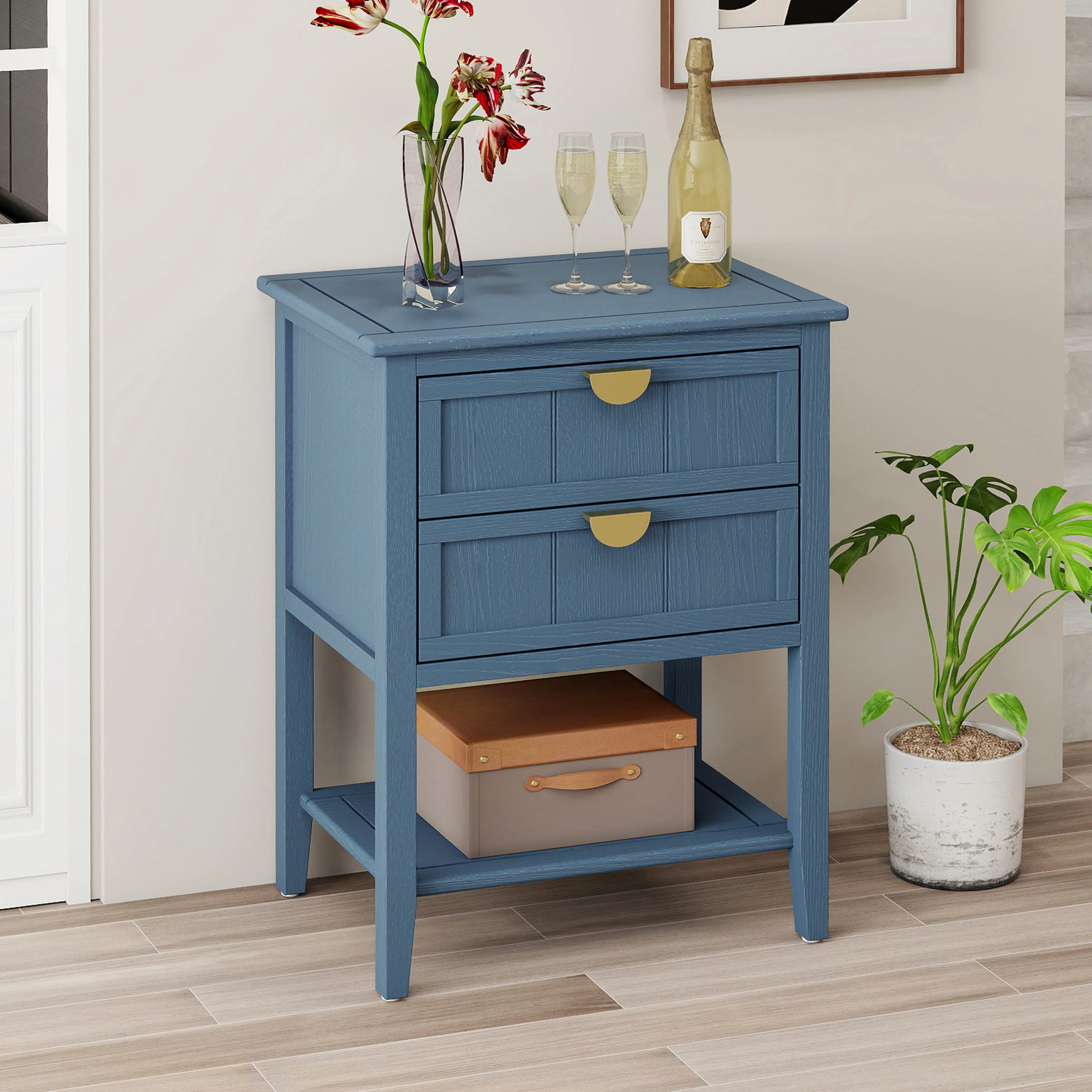 2 Drawer Side Table - Image 30