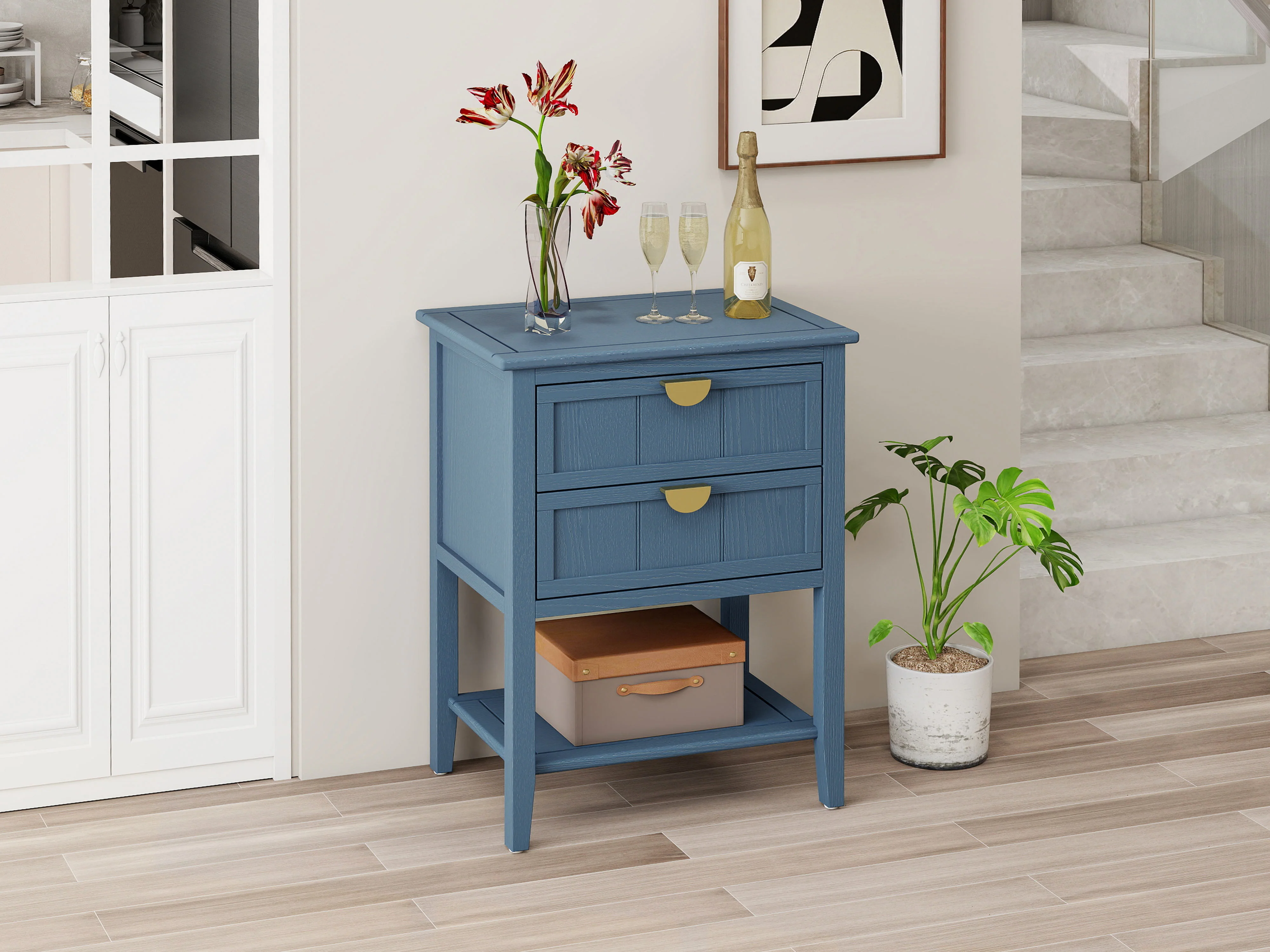 2 Drawer Side Table - Image 35