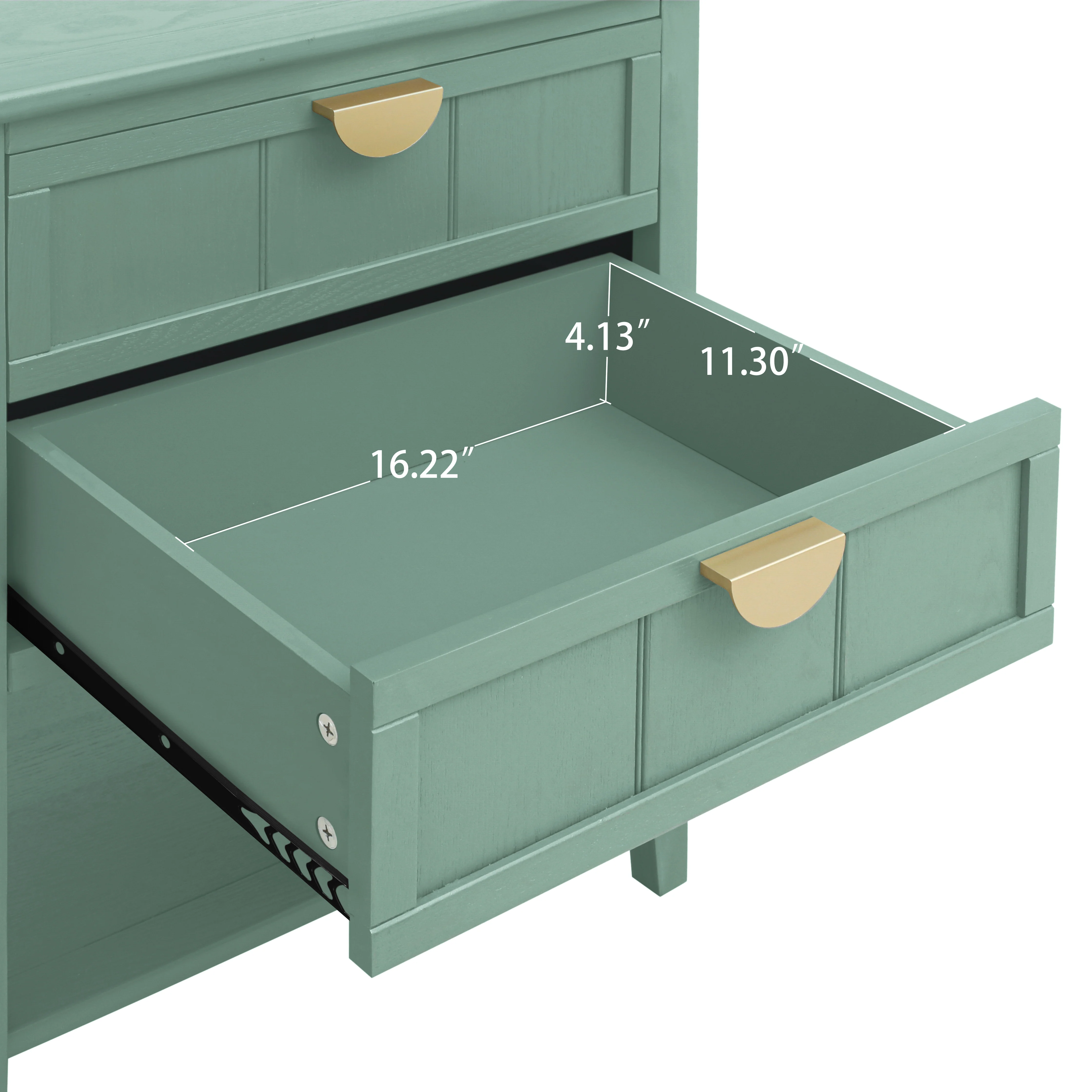 2 Drawer Side Table - Image 5