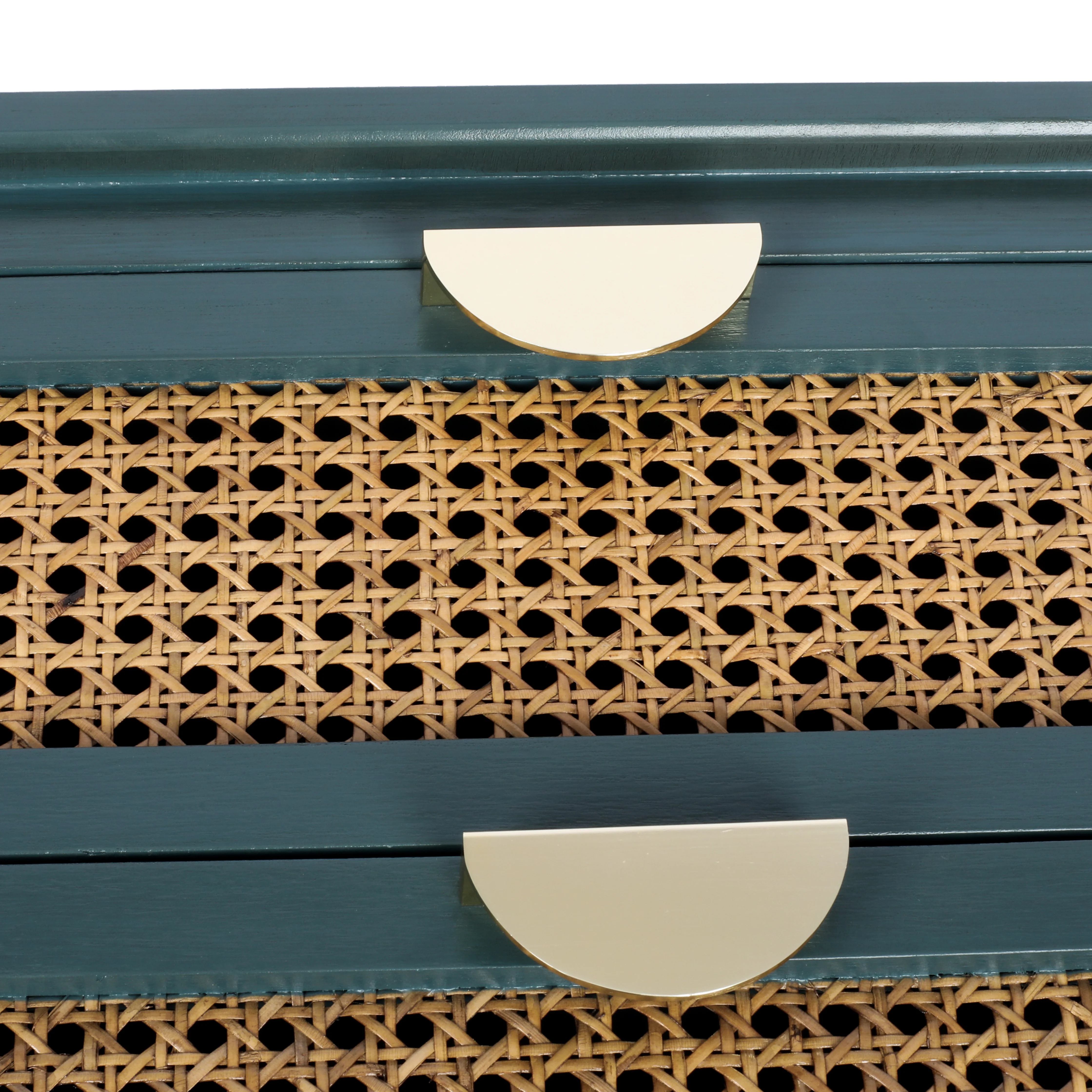 2-Drawer Side Table with Natural Rattan Drawers - Image 51