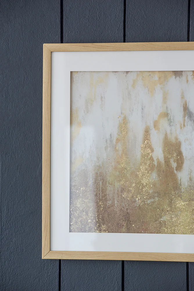 20.8x20.8x1.2' Framed Gold and Gray Wall Art with Glass Cover, Set of 2 - Image 12