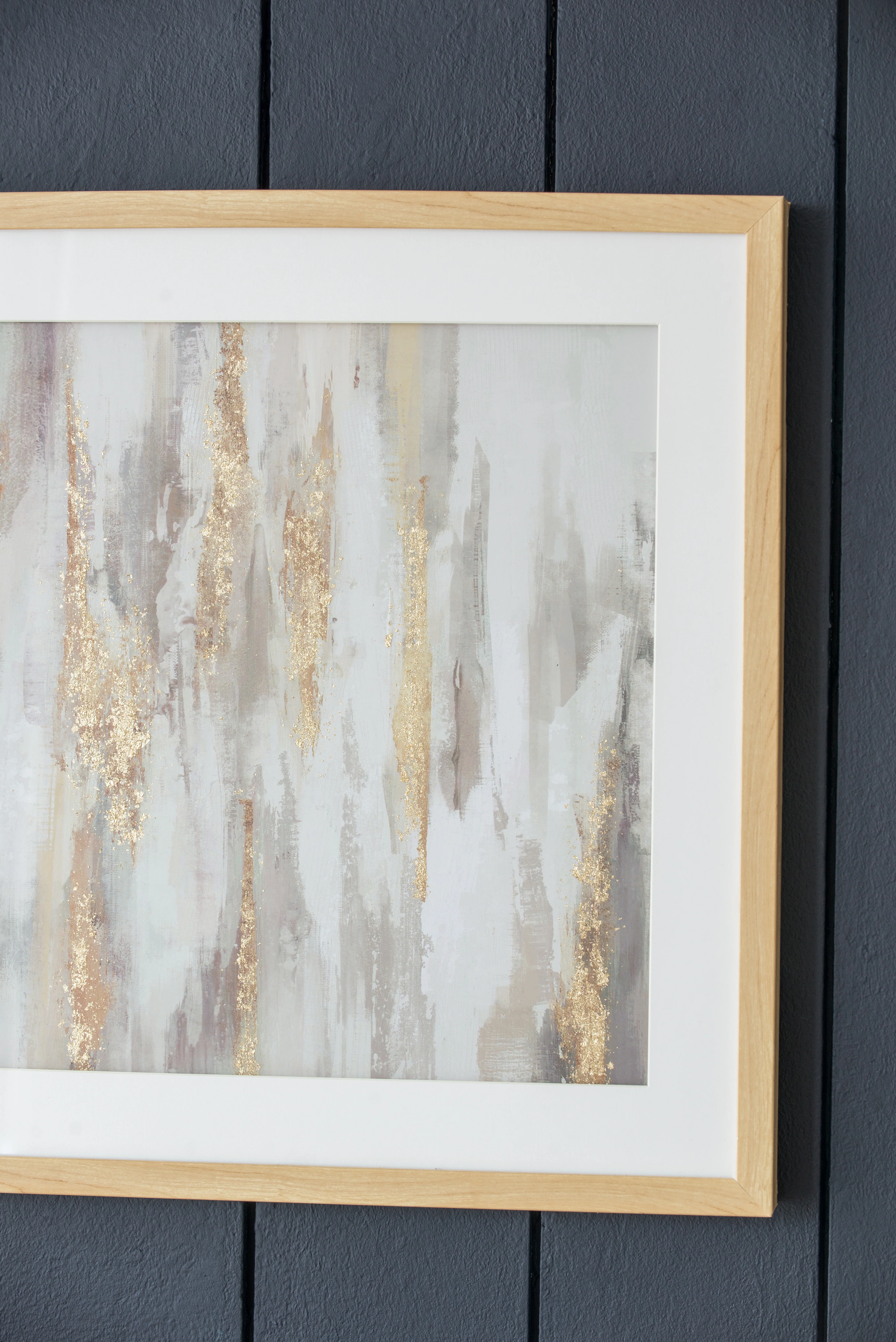 20.8x20.8x1.2' Framed Gold and Gray Wall Art with Glass Cover, Set of 2 - Image 13