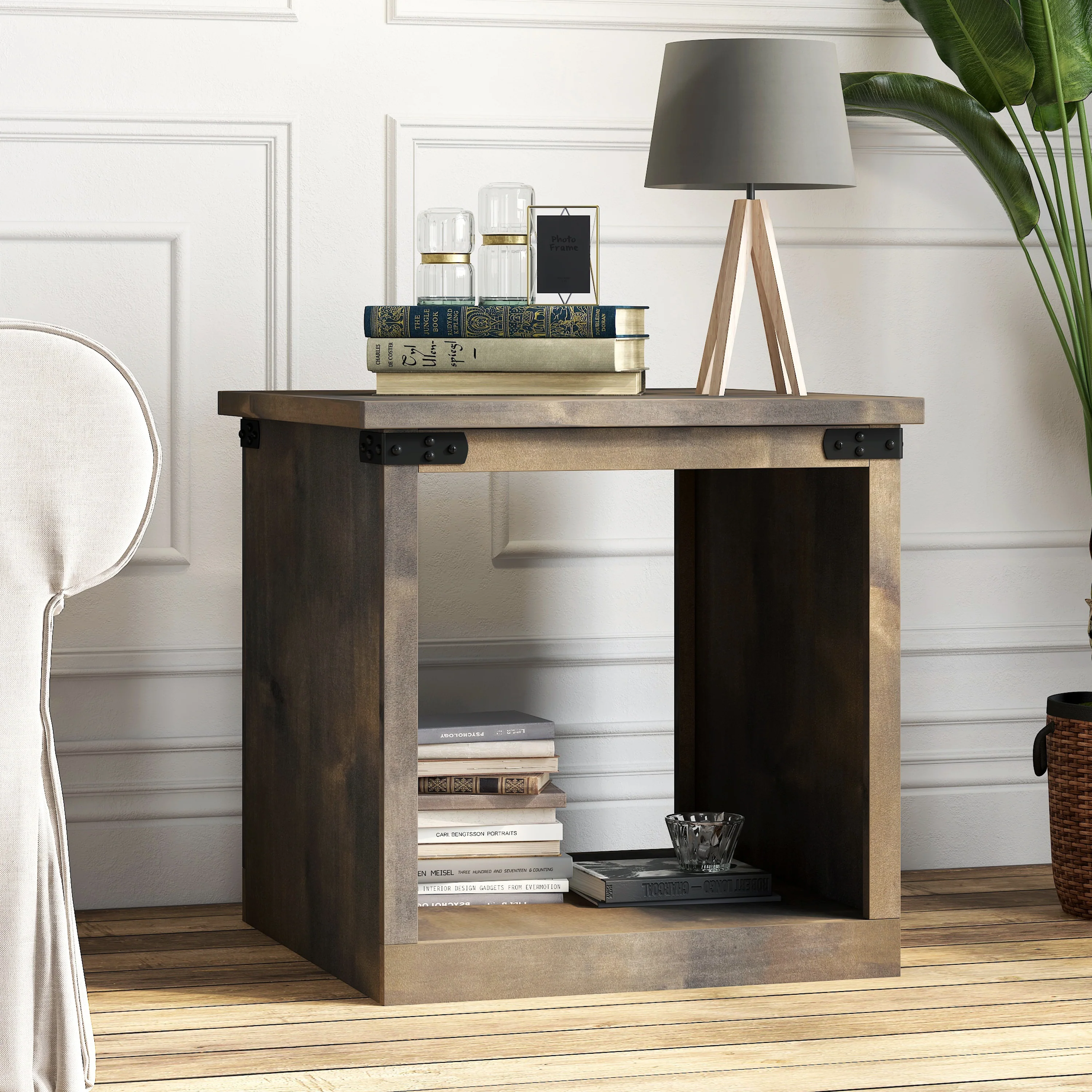 Farmhouse Rustic Side Table - Image 11