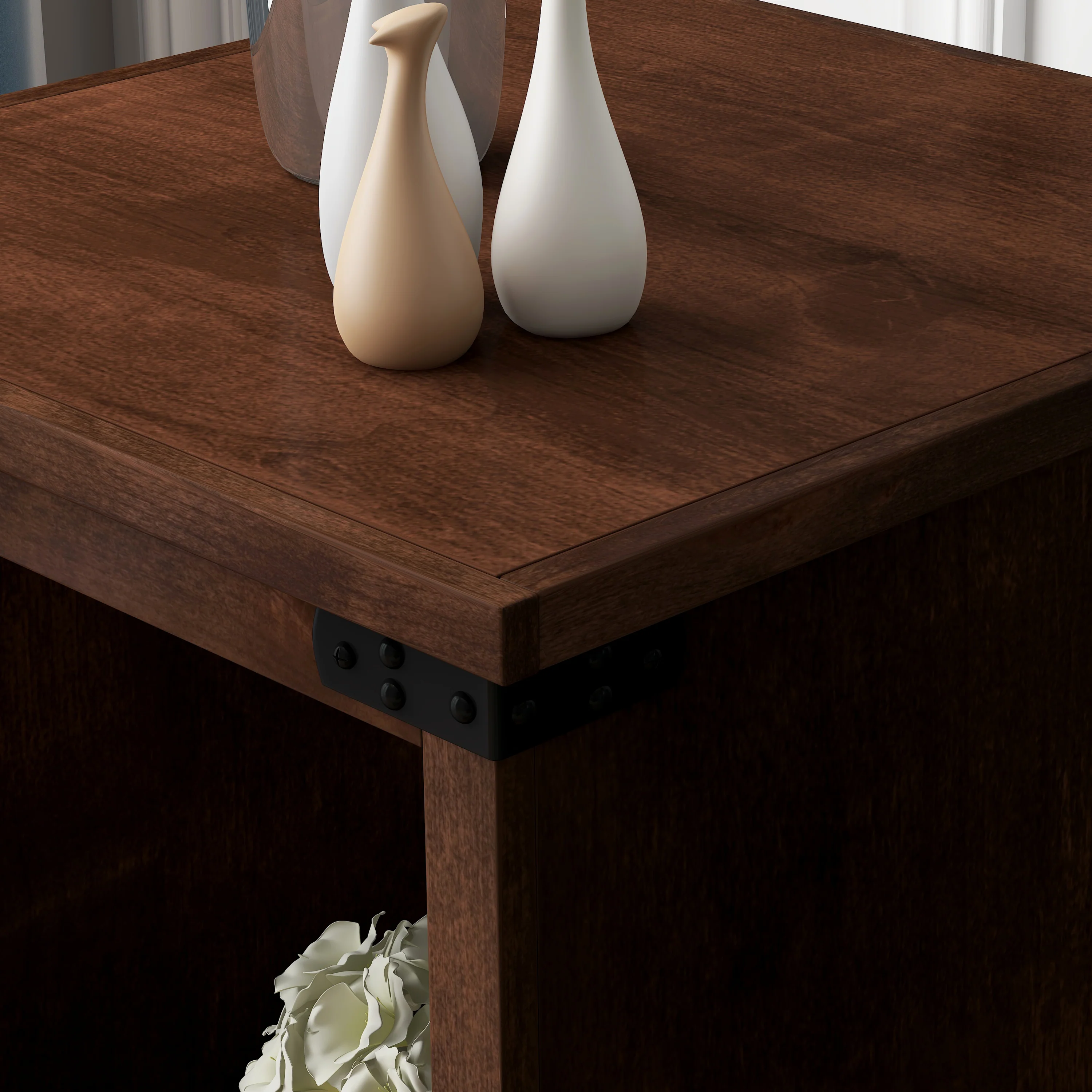 Farmhouse Rustic Side Table - Image 3