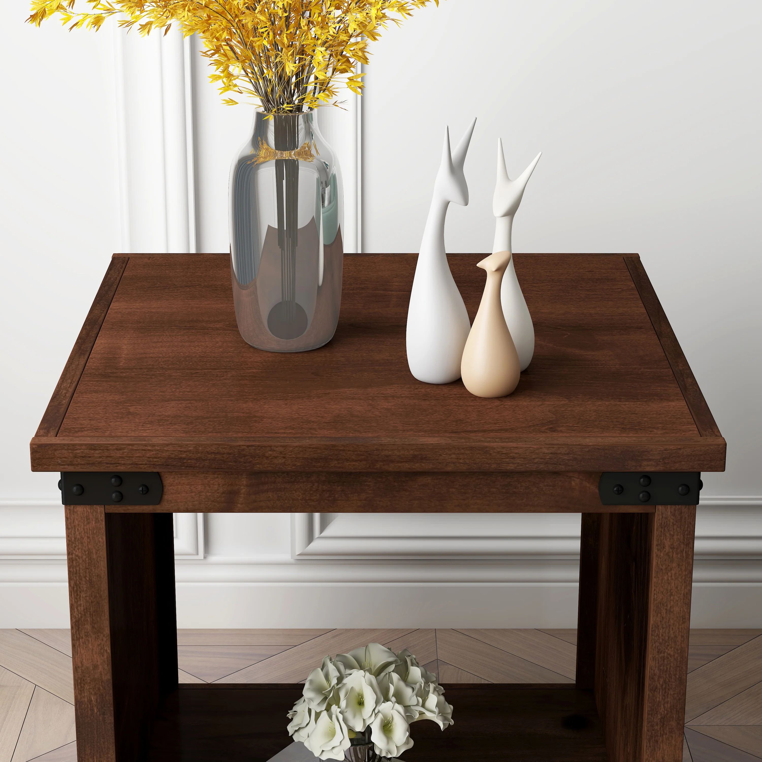 Farmhouse Rustic Side Table - Image 5