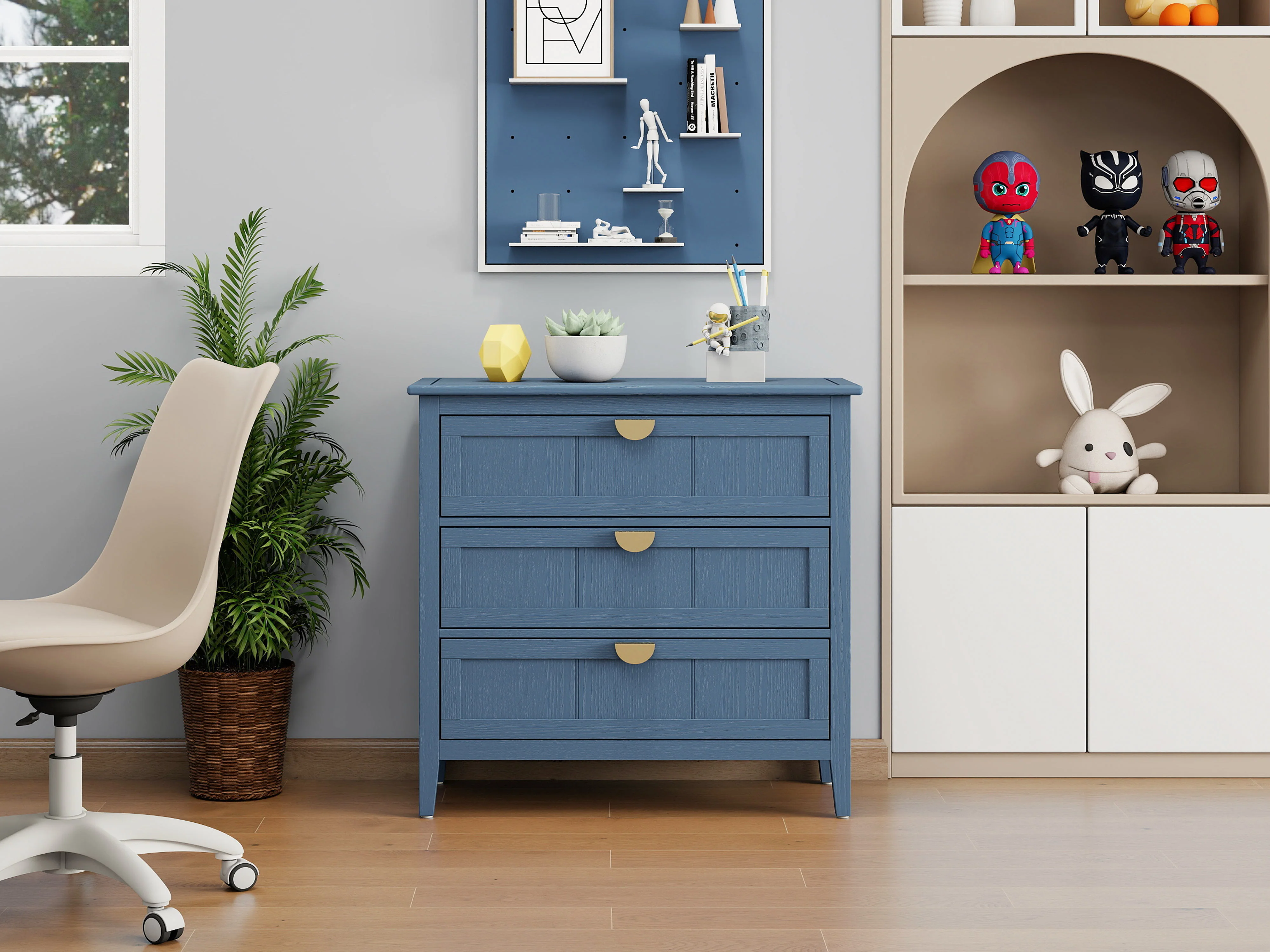 3-Drawer Chest - Image 6
