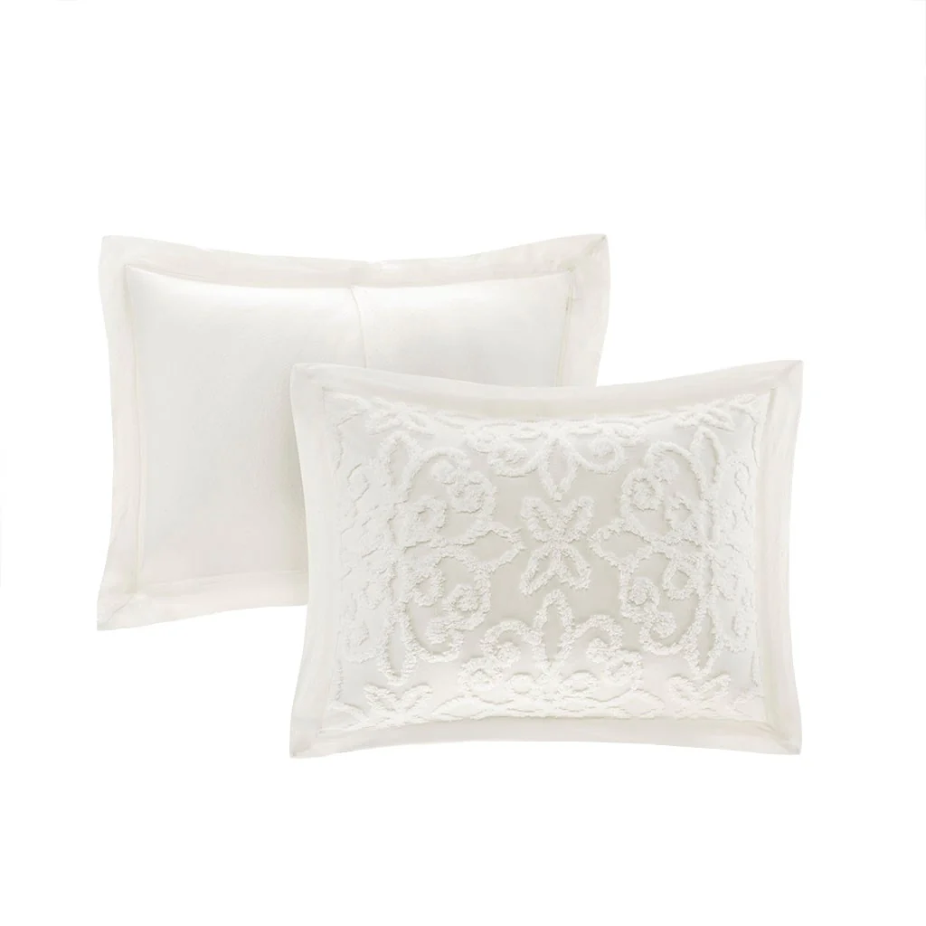 3 Piece Tufted Cotton Chenille Bedspread Set - Image 4