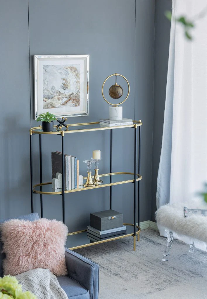 3-Tier Metal Console Table - Image 9