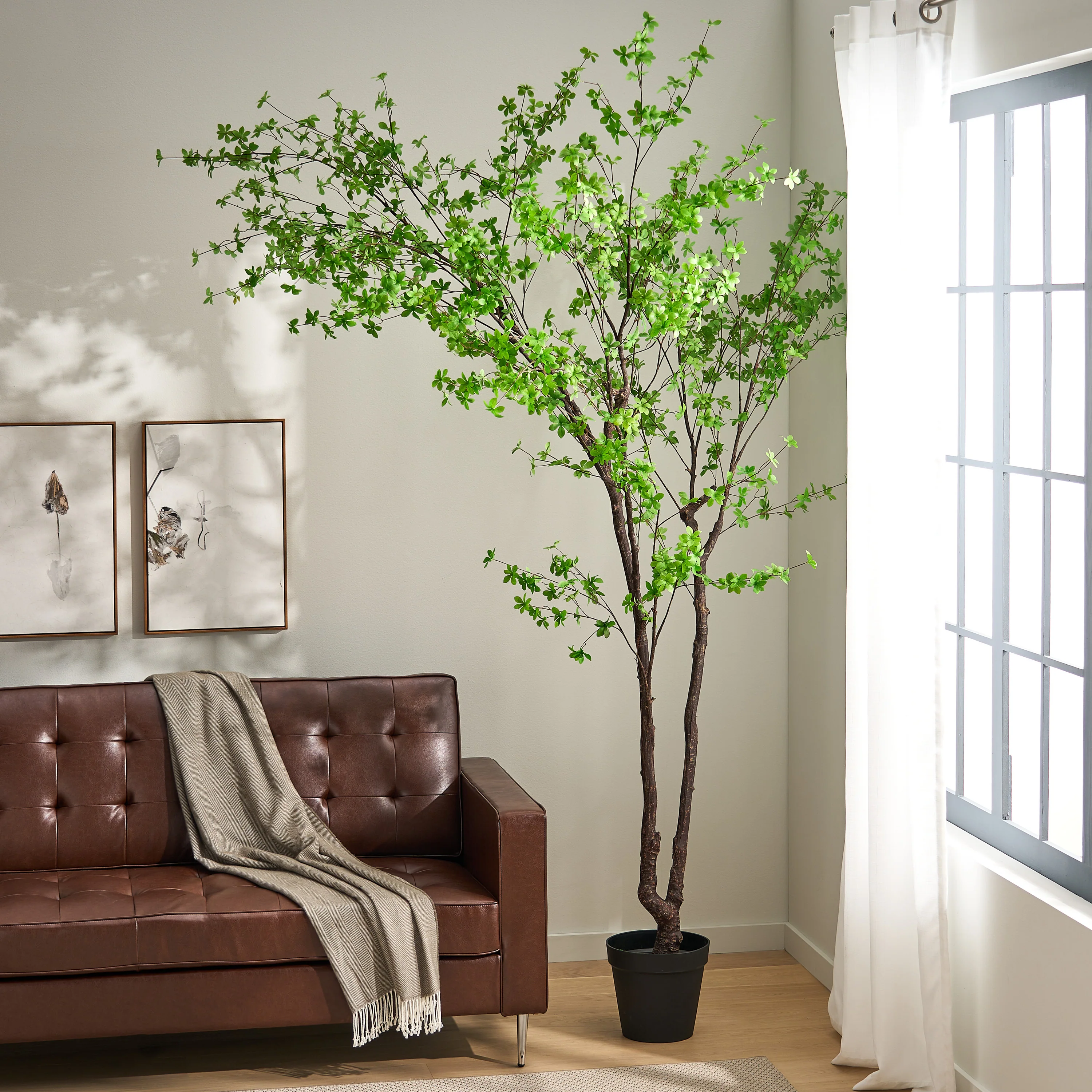 Disc Leaf Faux Tree - Image 4