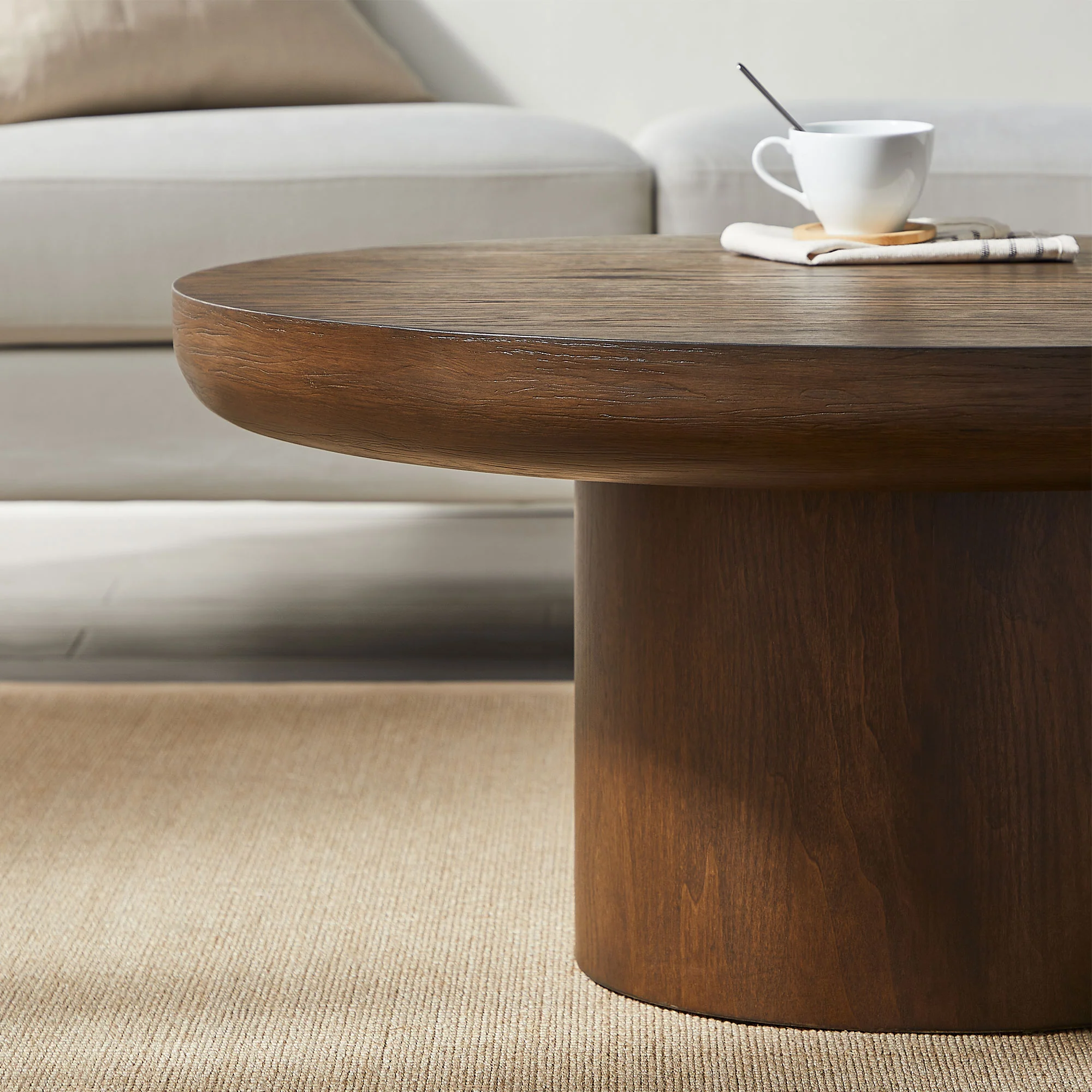 Round Pedestal Coffee Table - Image 18