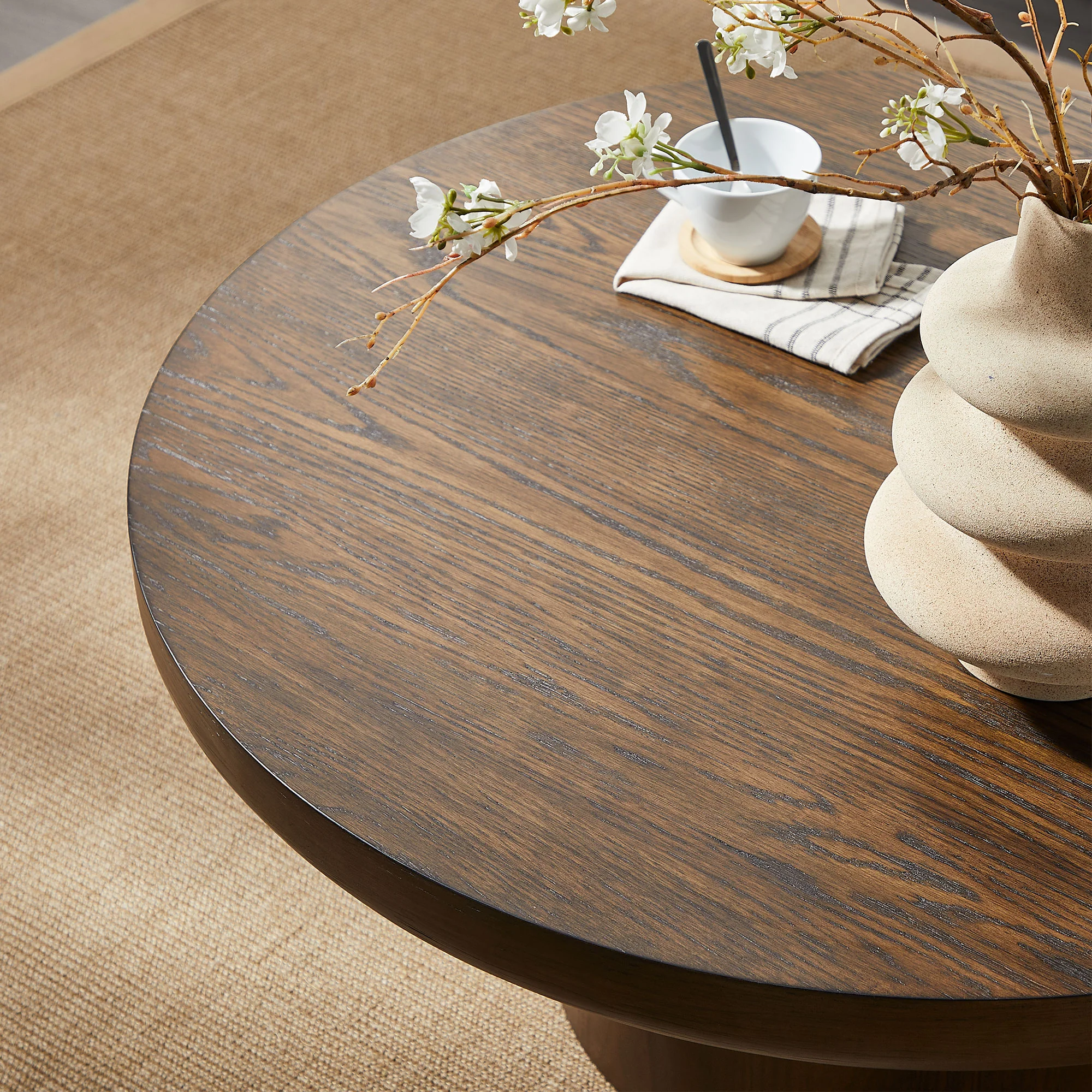 Round Pedestal Coffee Table - Image 19