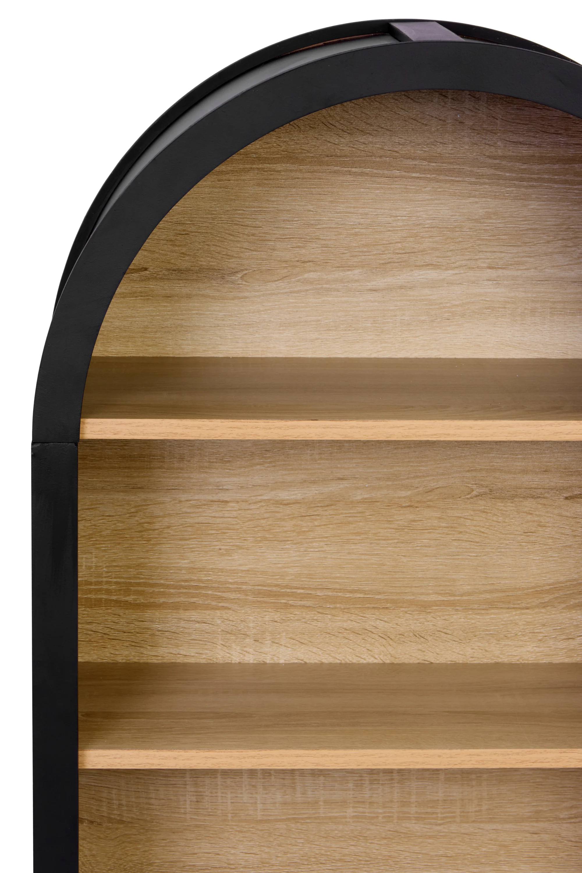 Pinevale 4-Tier Arched Bookshelf - Image 5