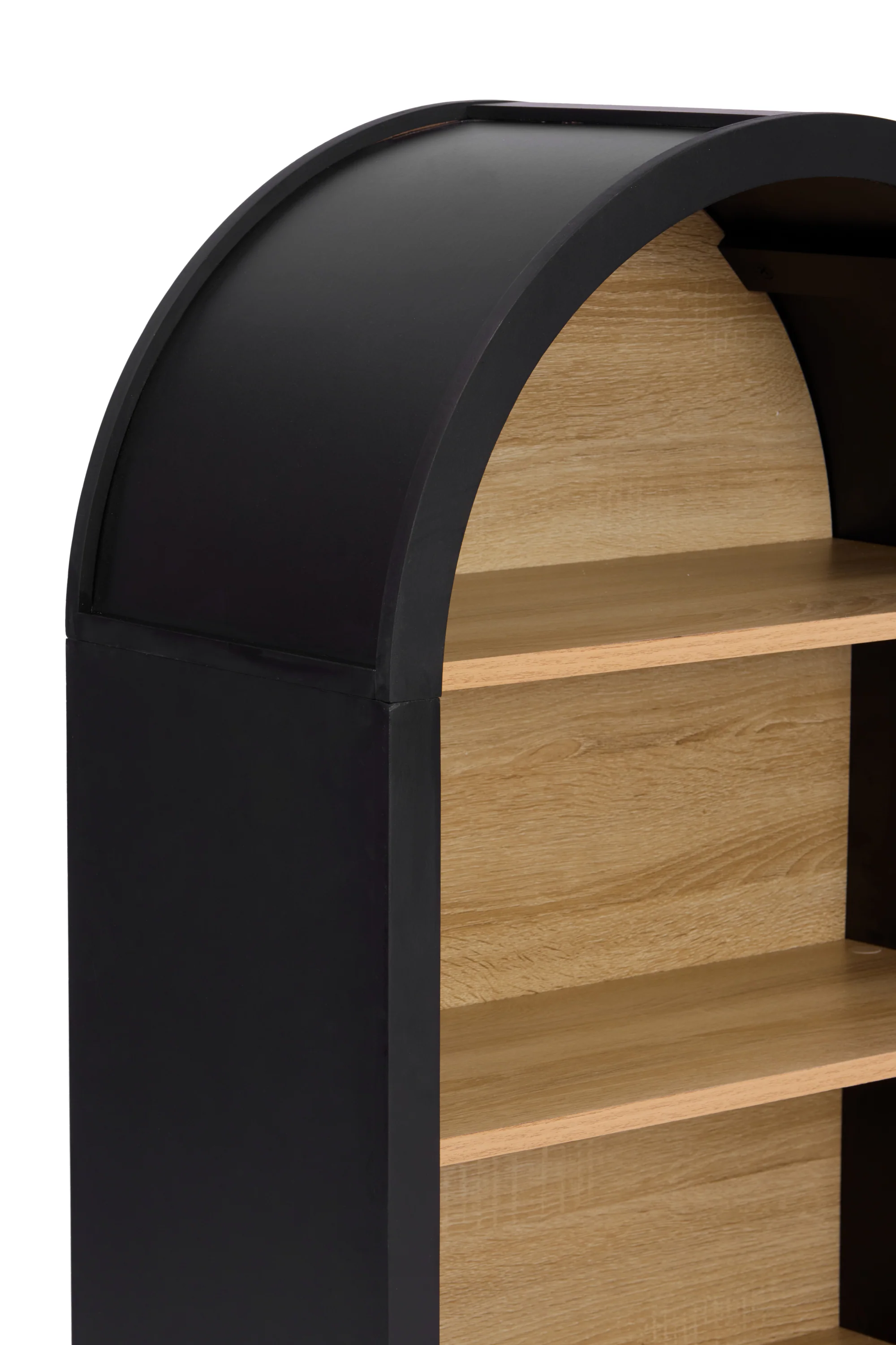 Pinevale 4-Tier Arched Bookshelf - Image 6