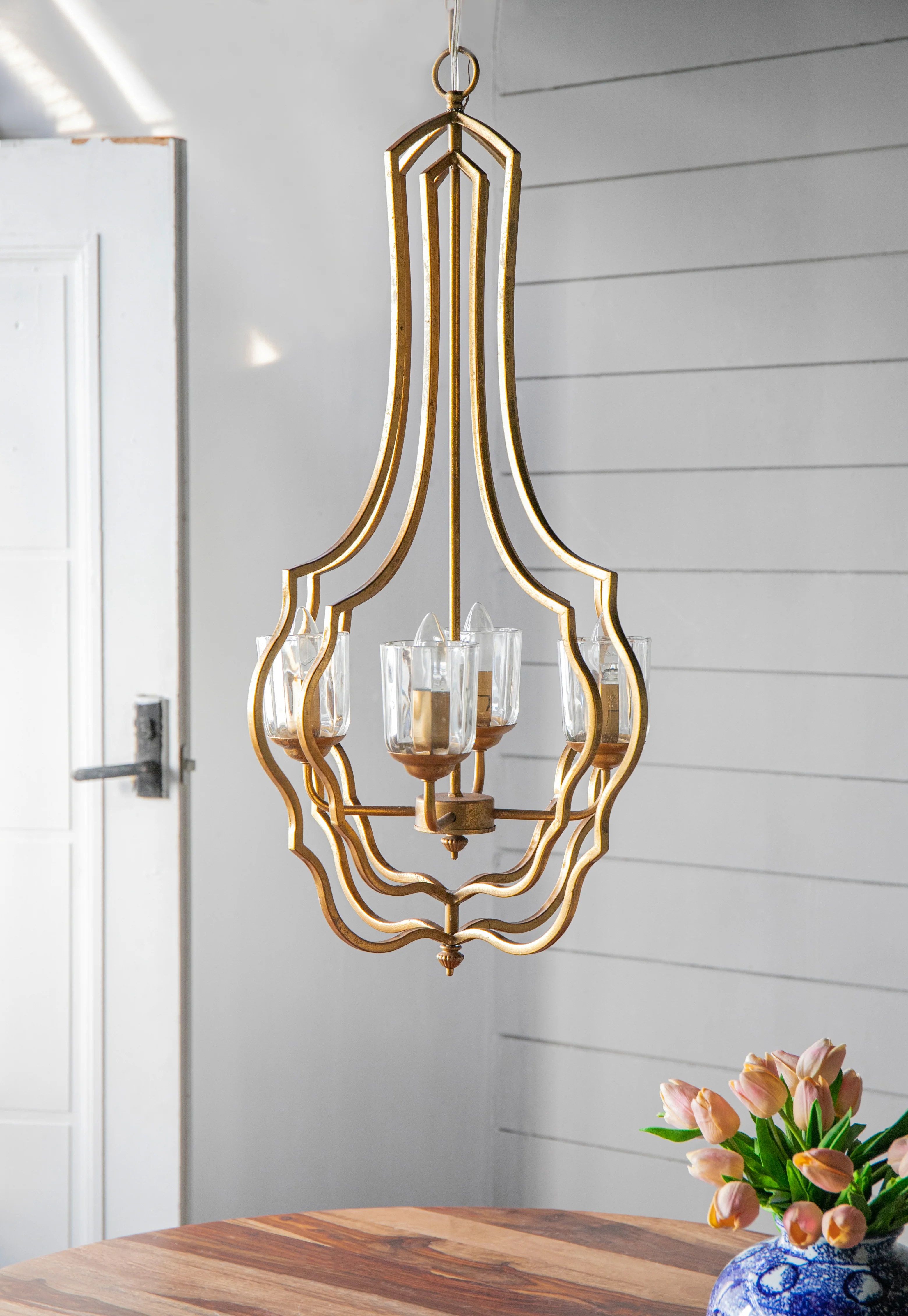 4-Light Metal Chandelier - Image 16