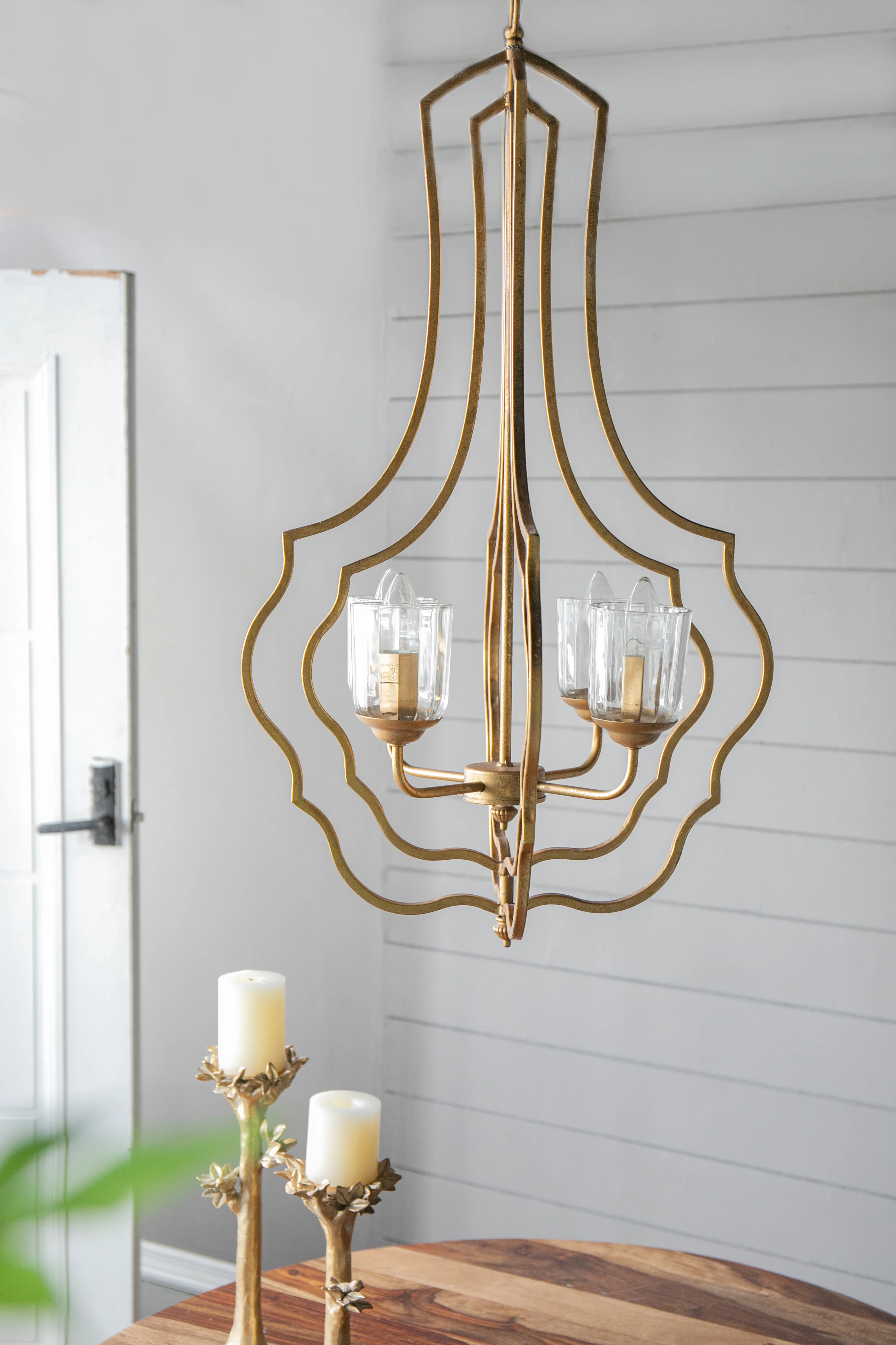 4-Light Metal Chandelier - Image 18