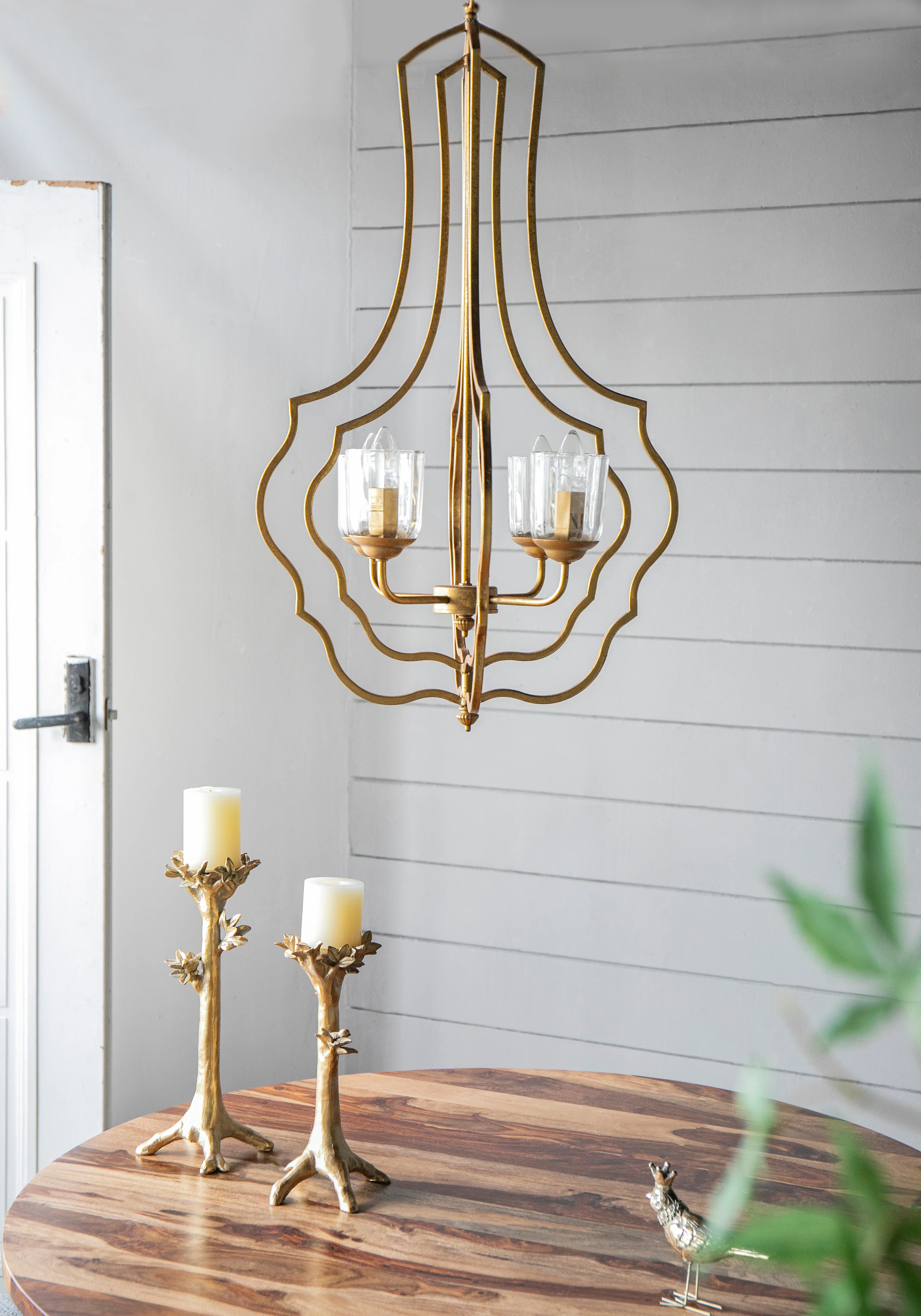 4-Light Metal Chandelier - Image 5