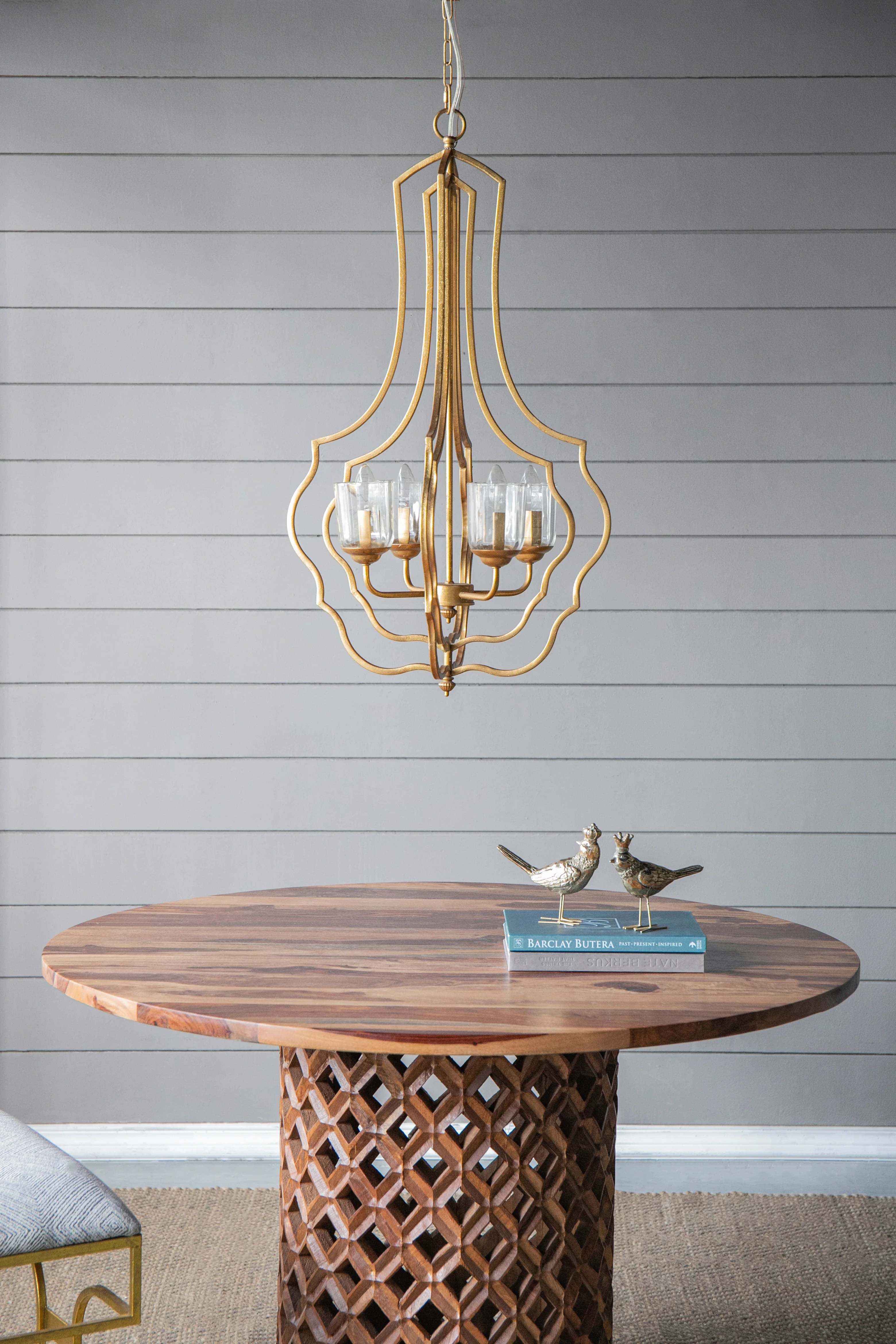 4-Light Metal Chandelier - Image 7