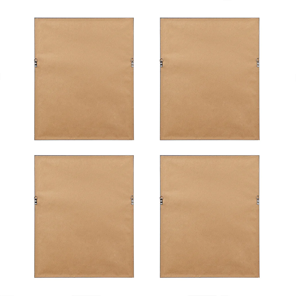 4-piece Botanical Illustration Framed Canvas Wall Art Set - Image 4
