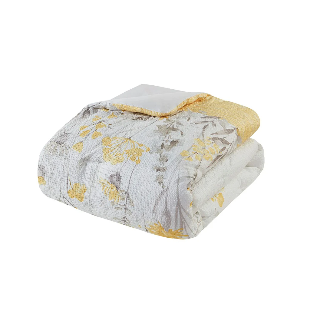 5 Piece Seersucker Comforter Set with Throw Pillows - Image 18