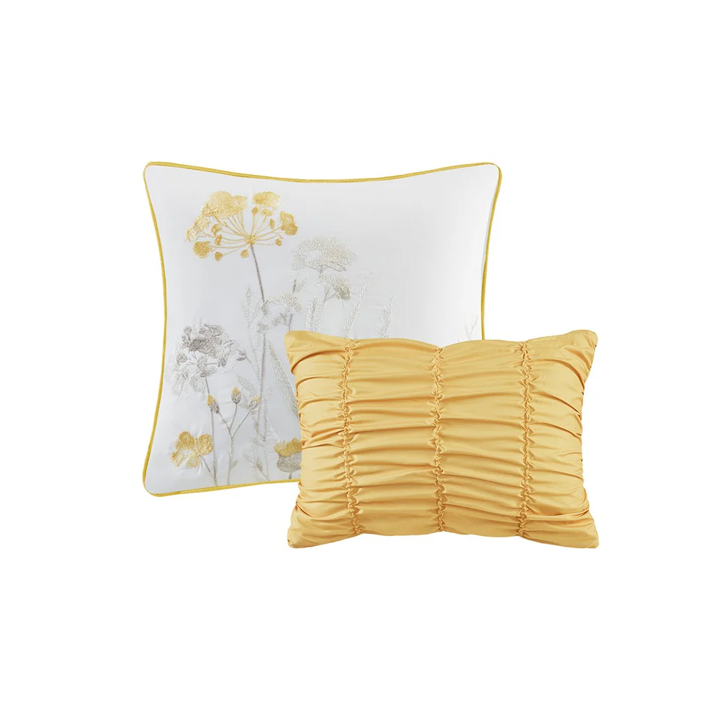 5 Piece Seersucker Comforter Set with Throw Pillows - Image 19