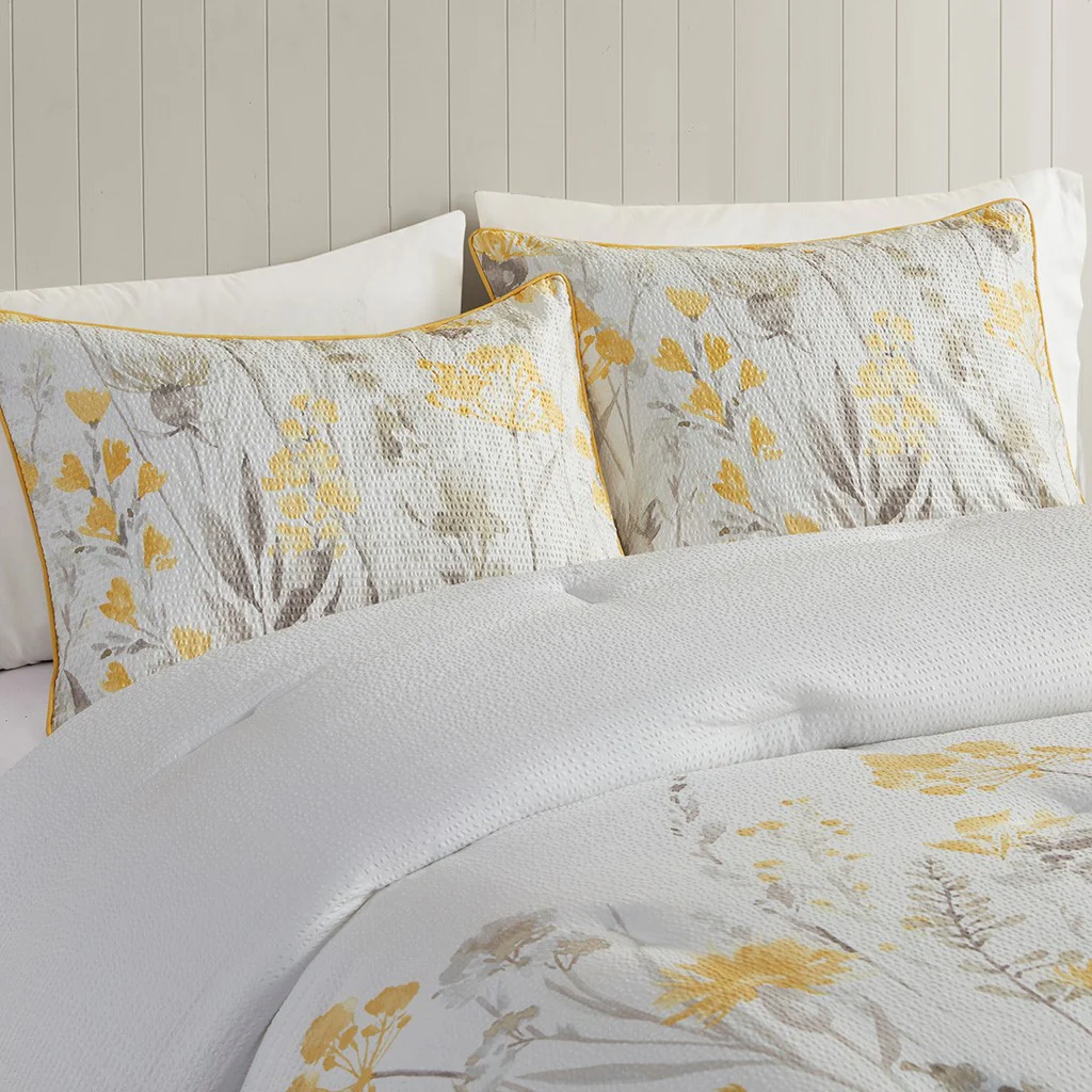 5 Piece Seersucker Comforter Set with Throw Pillows - Image 22