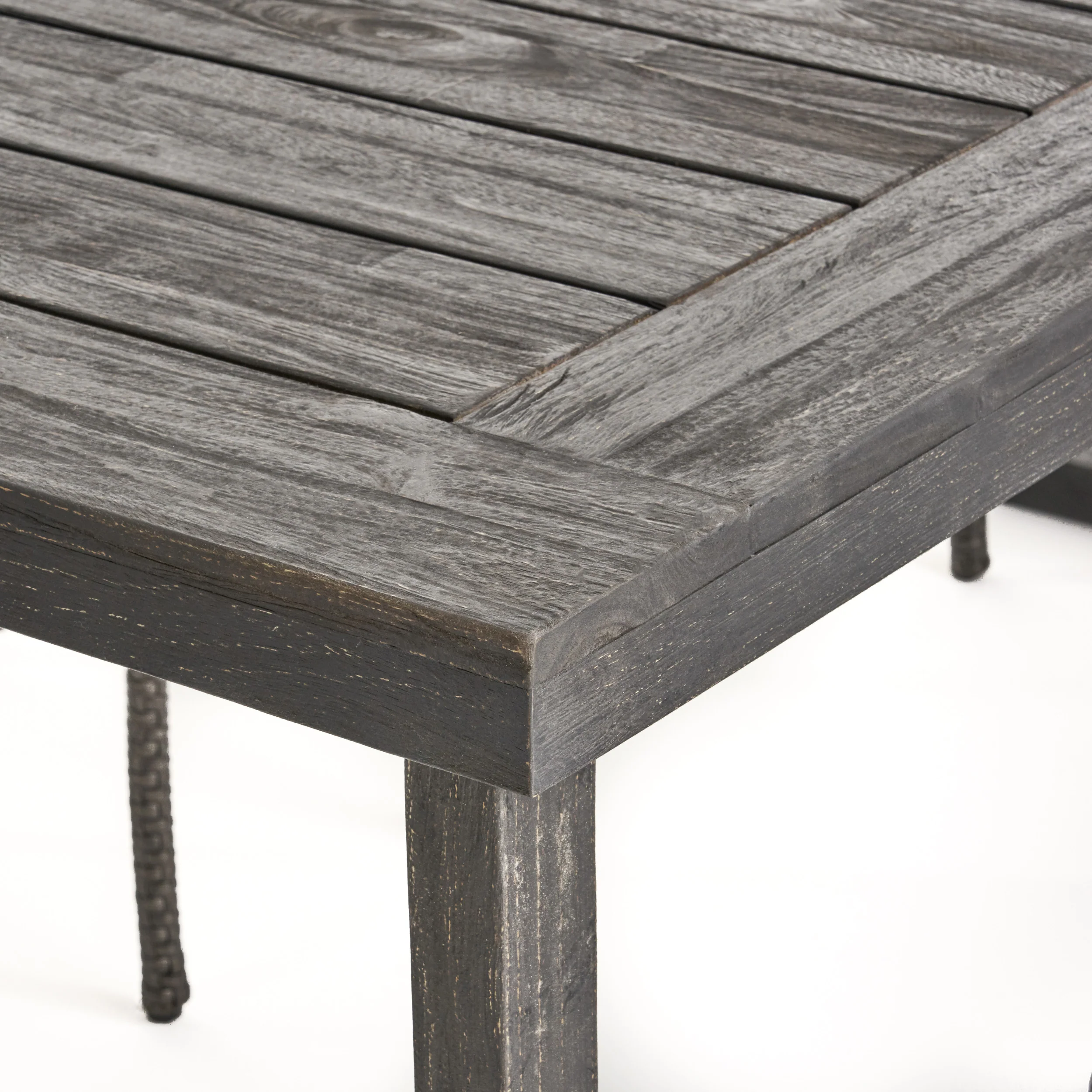 6-Seat Acacia Wood Outdoor Dining Set - Image 11