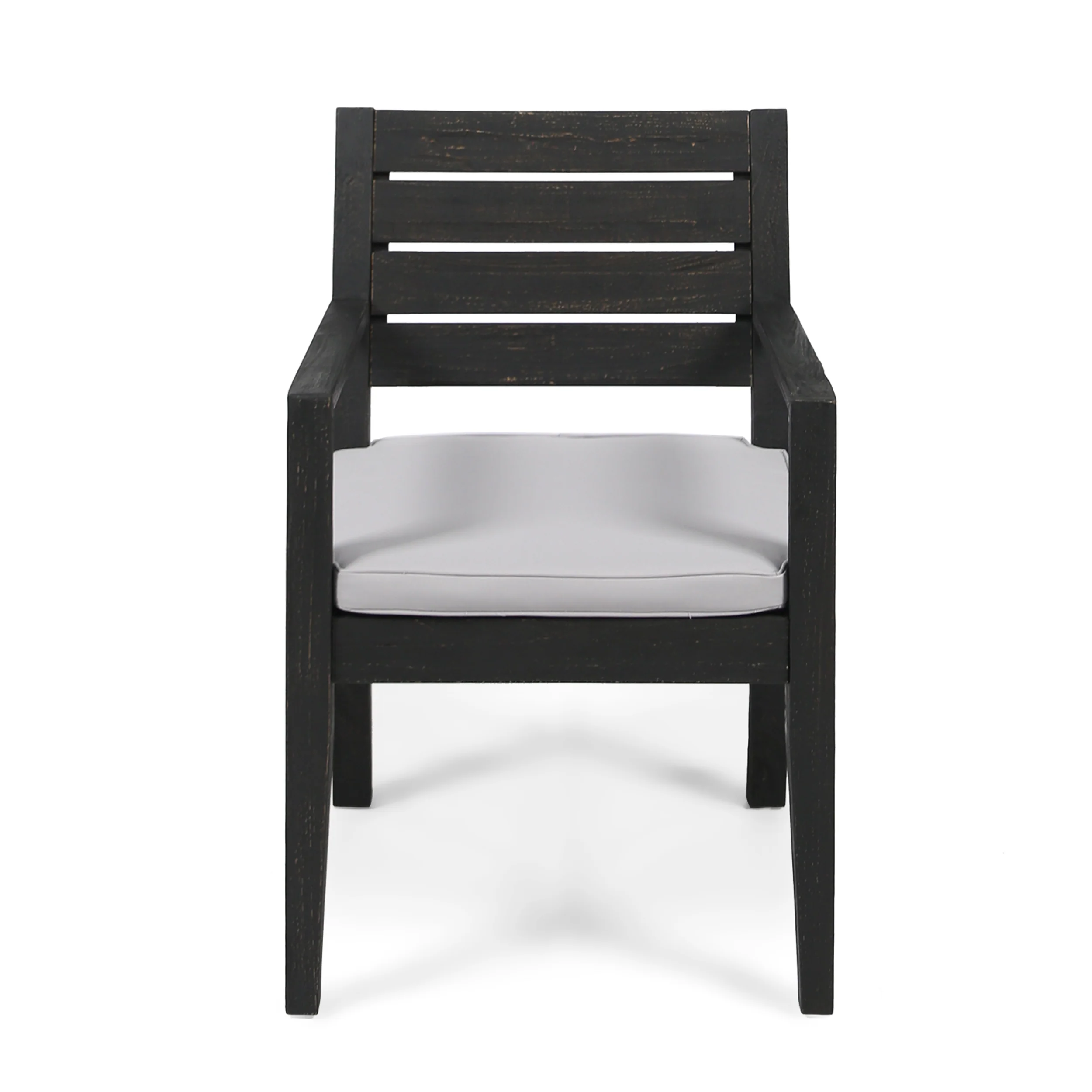 6-Seat Acacia Wood Outdoor Dining Set - Image 3