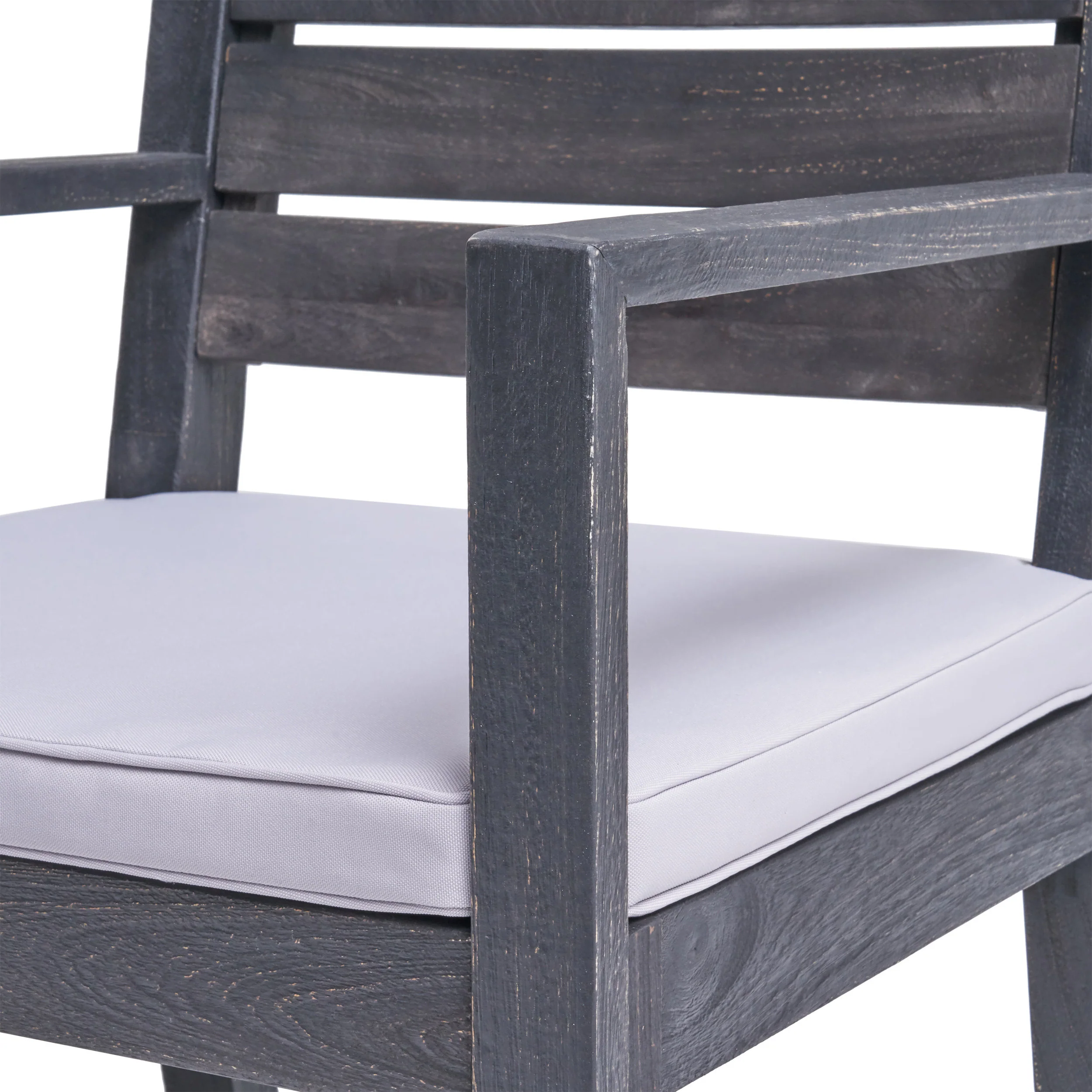6-Seat Acacia Wood Outdoor Dining Set - Image 7