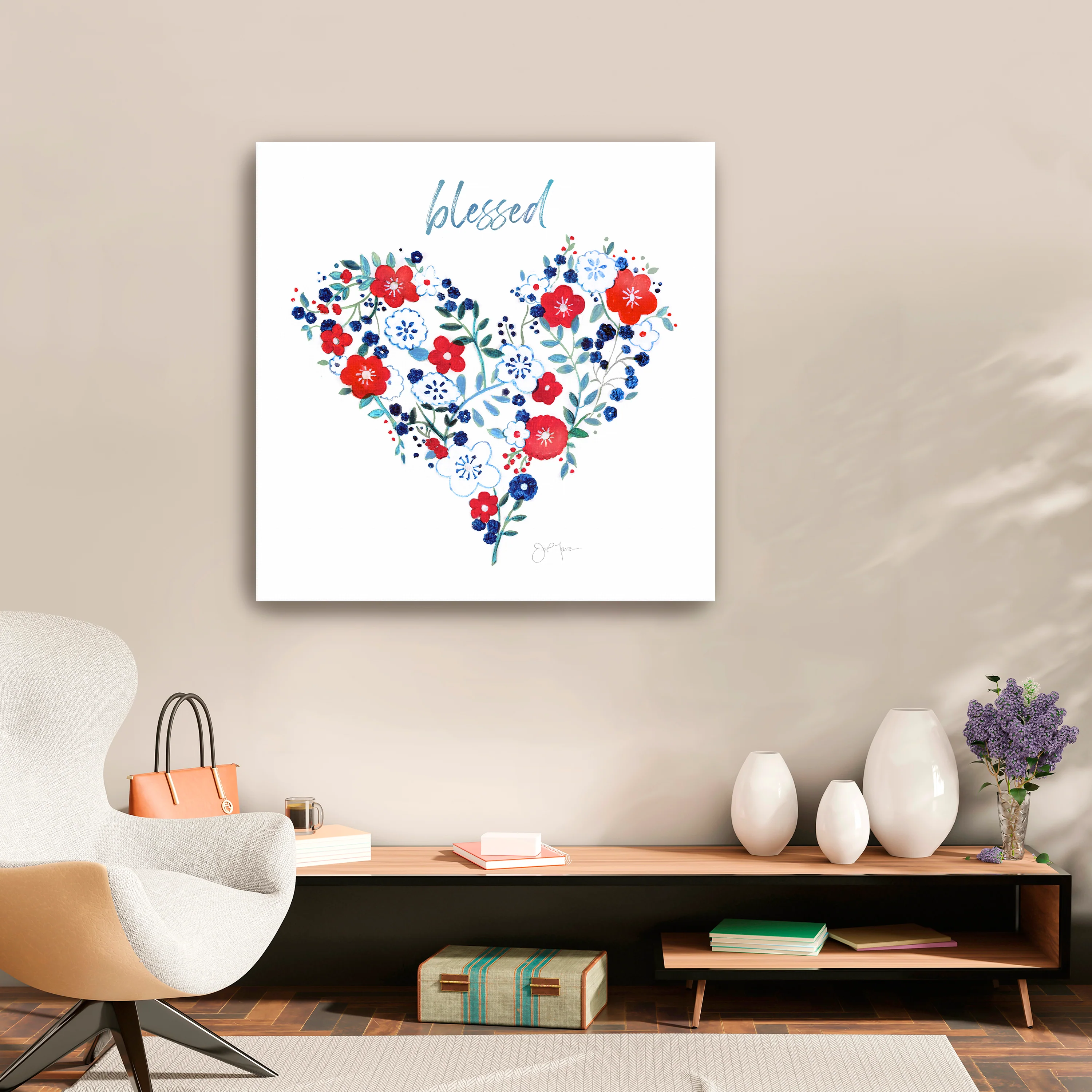 Blessed Heart Canvas Giclee - Image 11