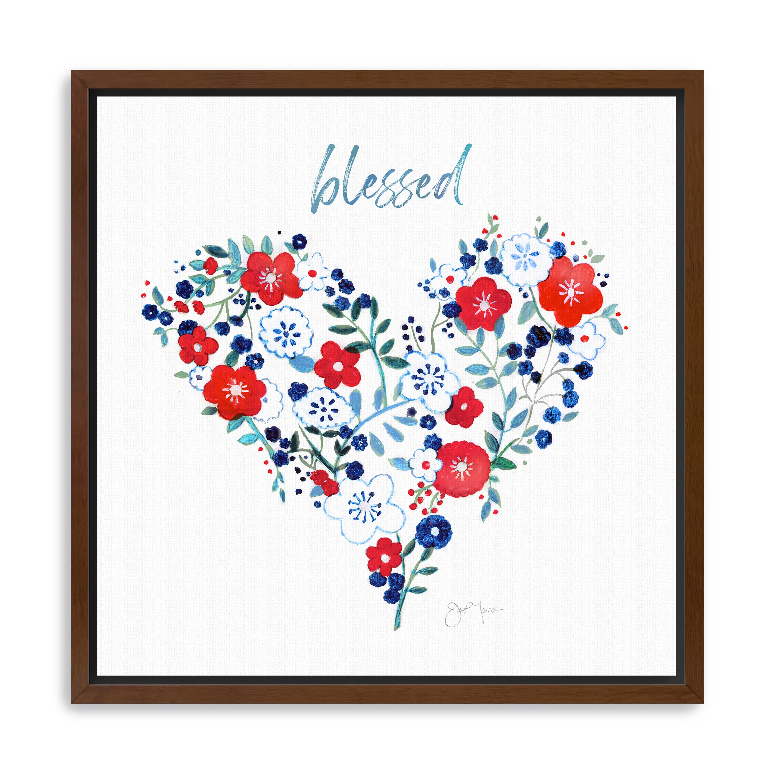 Blessed Heart Canvas Giclee - Image 4