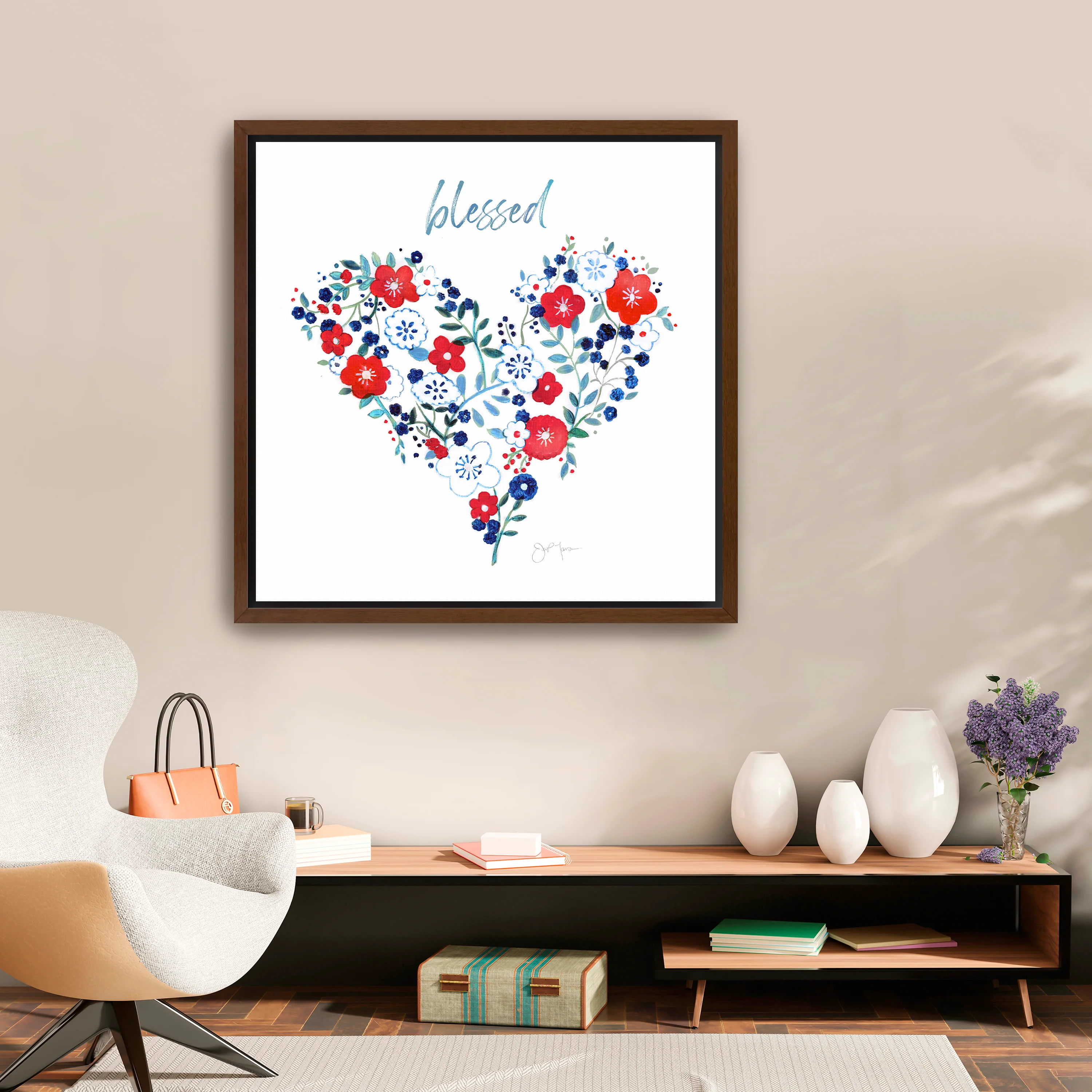 Blessed Heart Canvas Giclee - Image 5