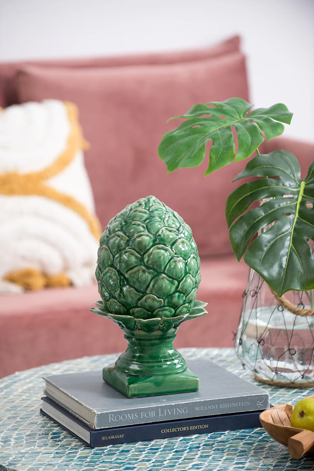 Helsa Ceramic Blooming Artichoke Accent - Image 14
