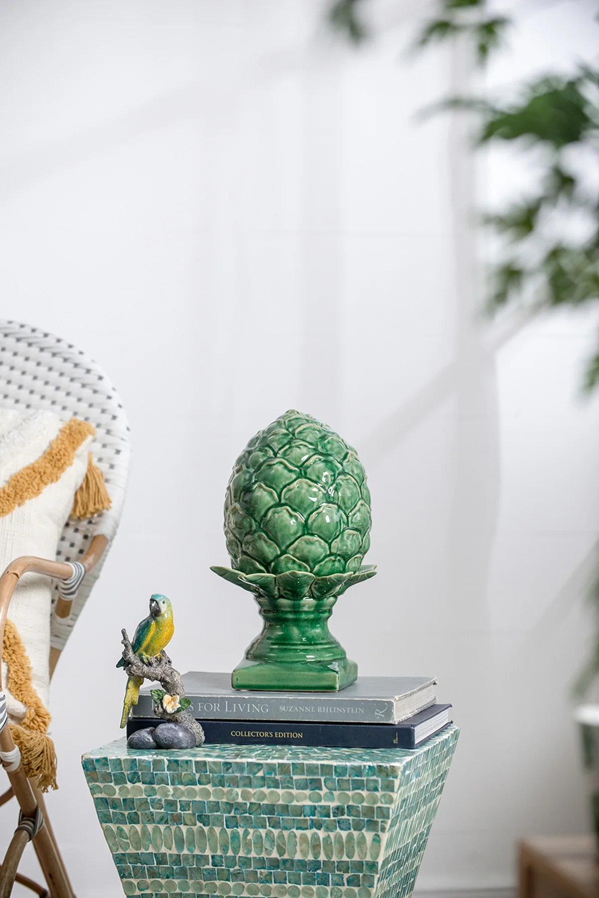 Helsa Ceramic Blooming Artichoke Accent - Image 15