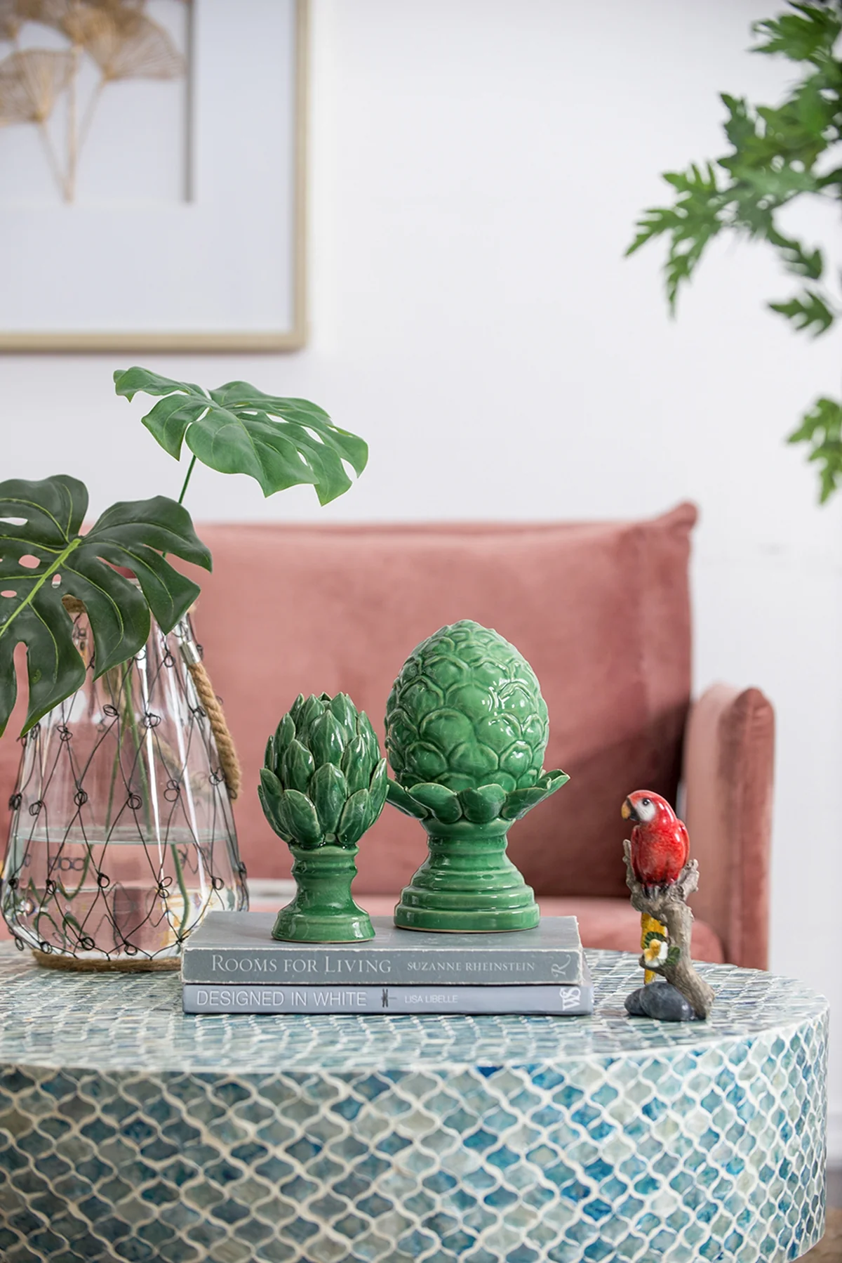 Helsa Ceramic Blooming Artichoke Accent - Image 9