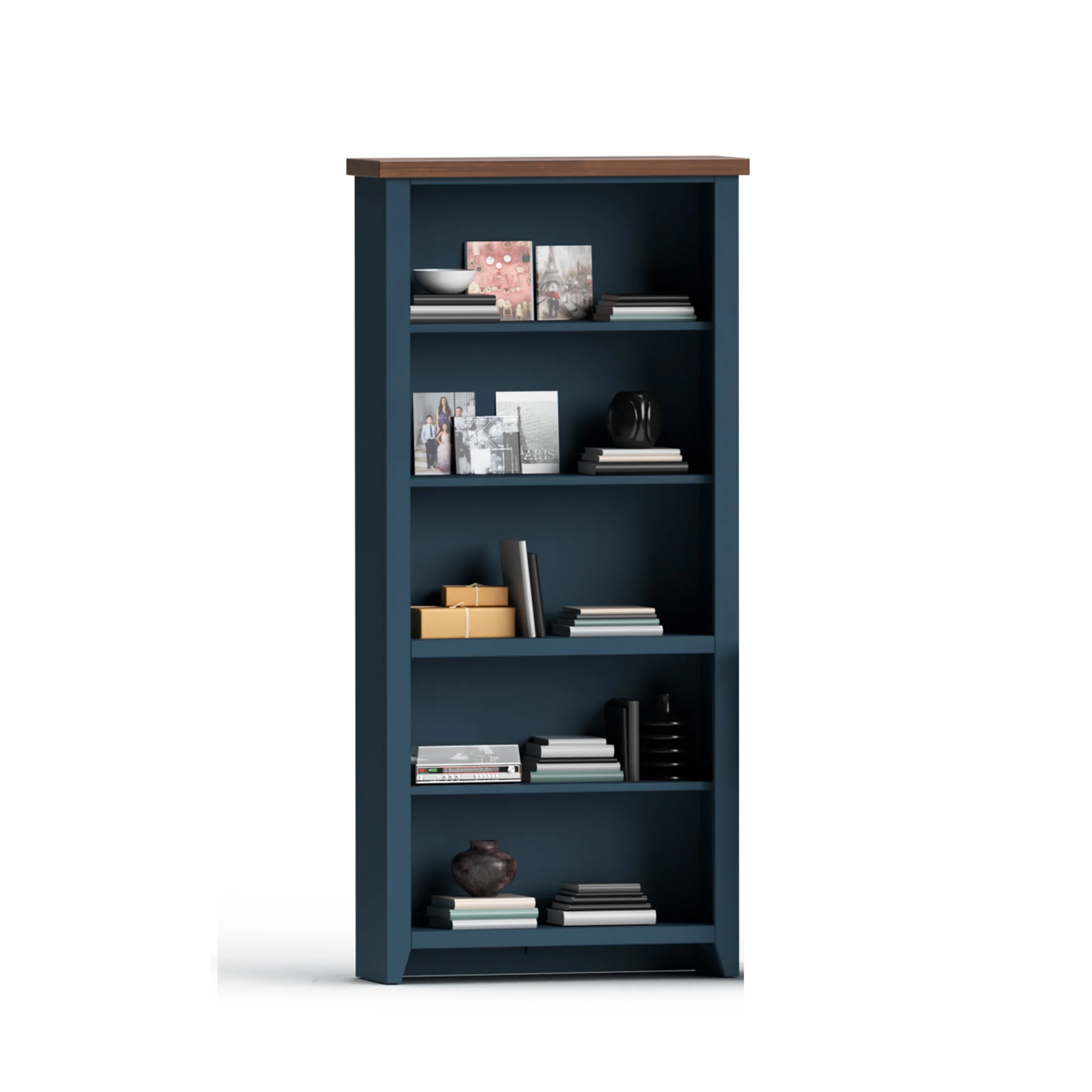 Magnolia 5-Shelf Farmhouse Bookcase - Image 4