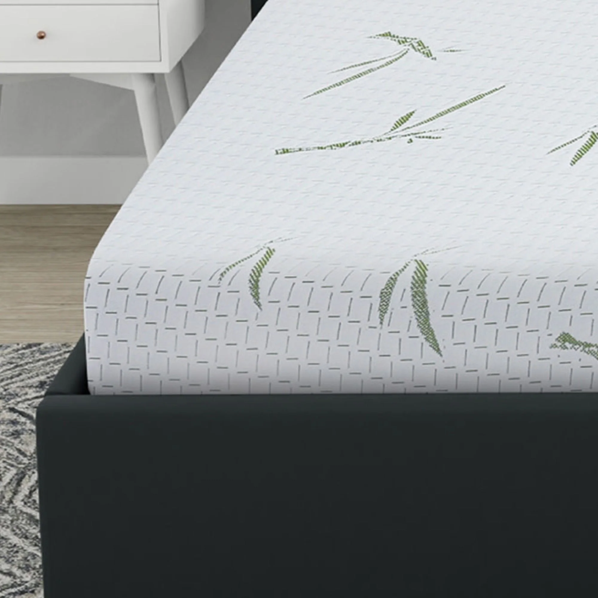 Restonic Biopedic Naturals 8-Inch Dual Layer Memory Foam Mattress with Bamboo Infused Cover - Image 3