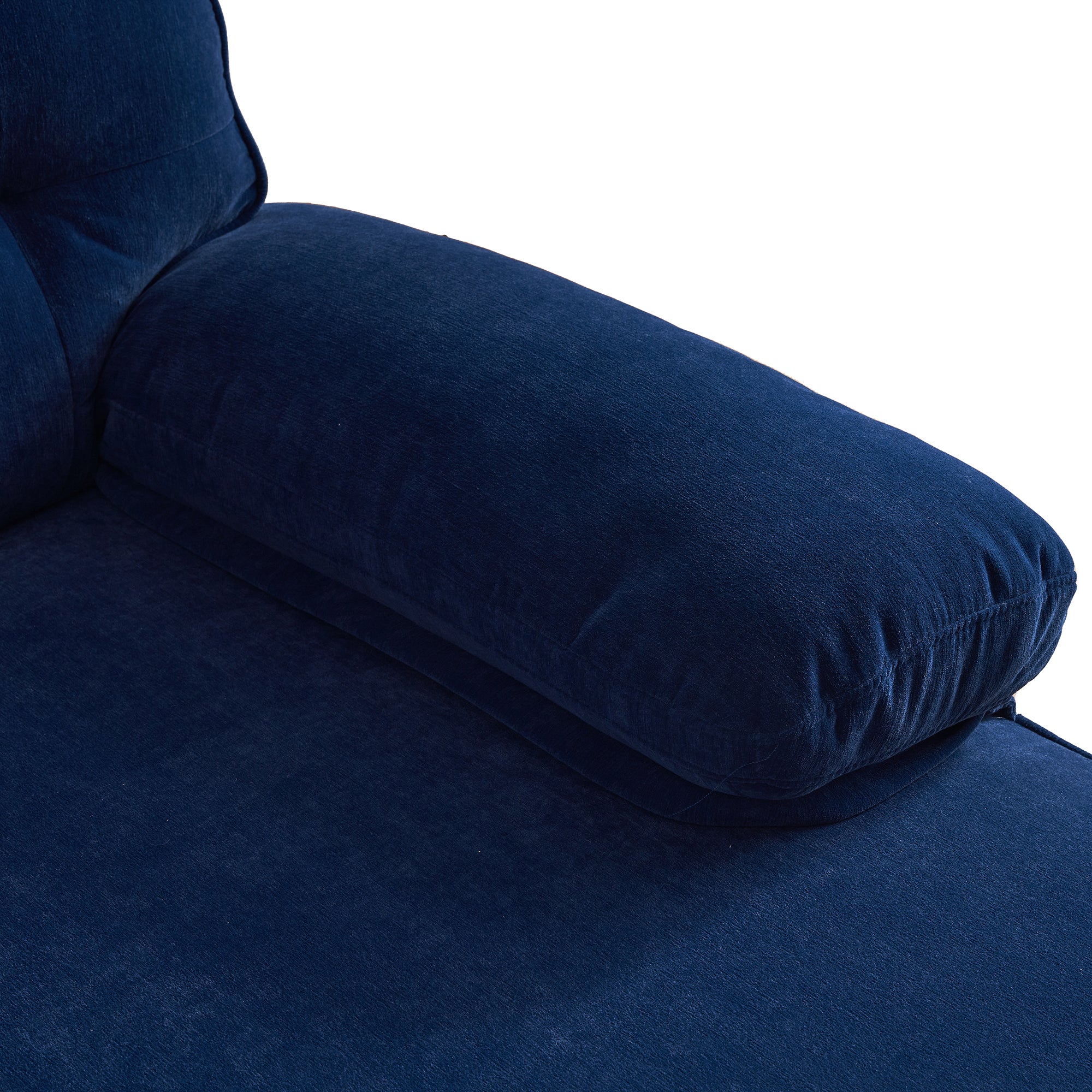Modern Tufted Velvet L-Shape Sofa - Image 18