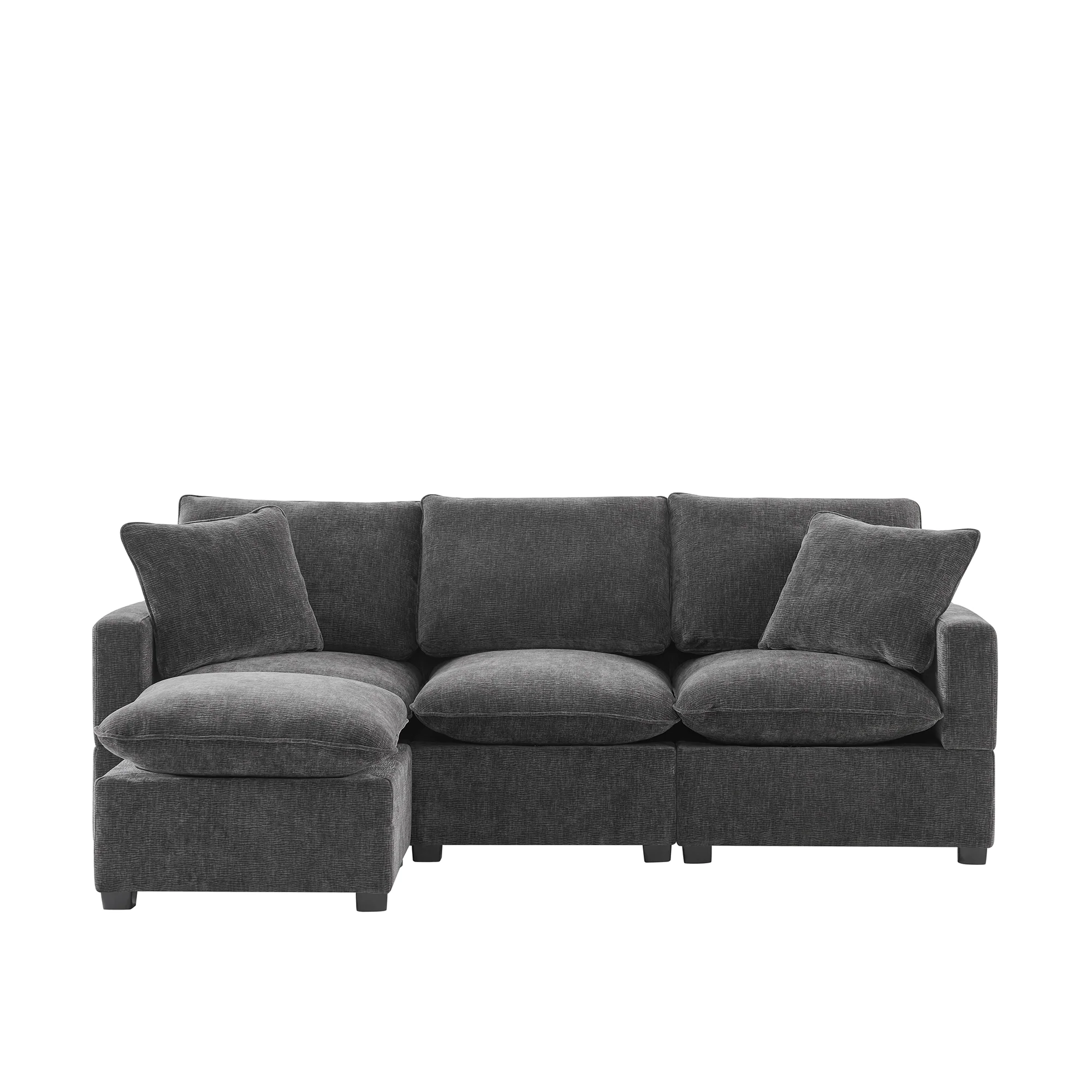 Chenille Modular L-Shape Sofa - Image 13